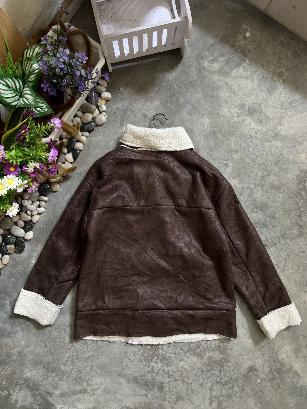 Japanese Brand × Vintage Vintage Velvet Sherpa In Jacket Size US M / EU 48-50 / 2 - 9 Thumbnail