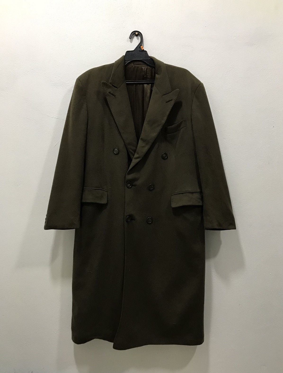 Burberry BURBERRY PURE NEW WOOL LONG JACKET COAT Size US L / EU 52-54 / 3 - 1 Thumbnail