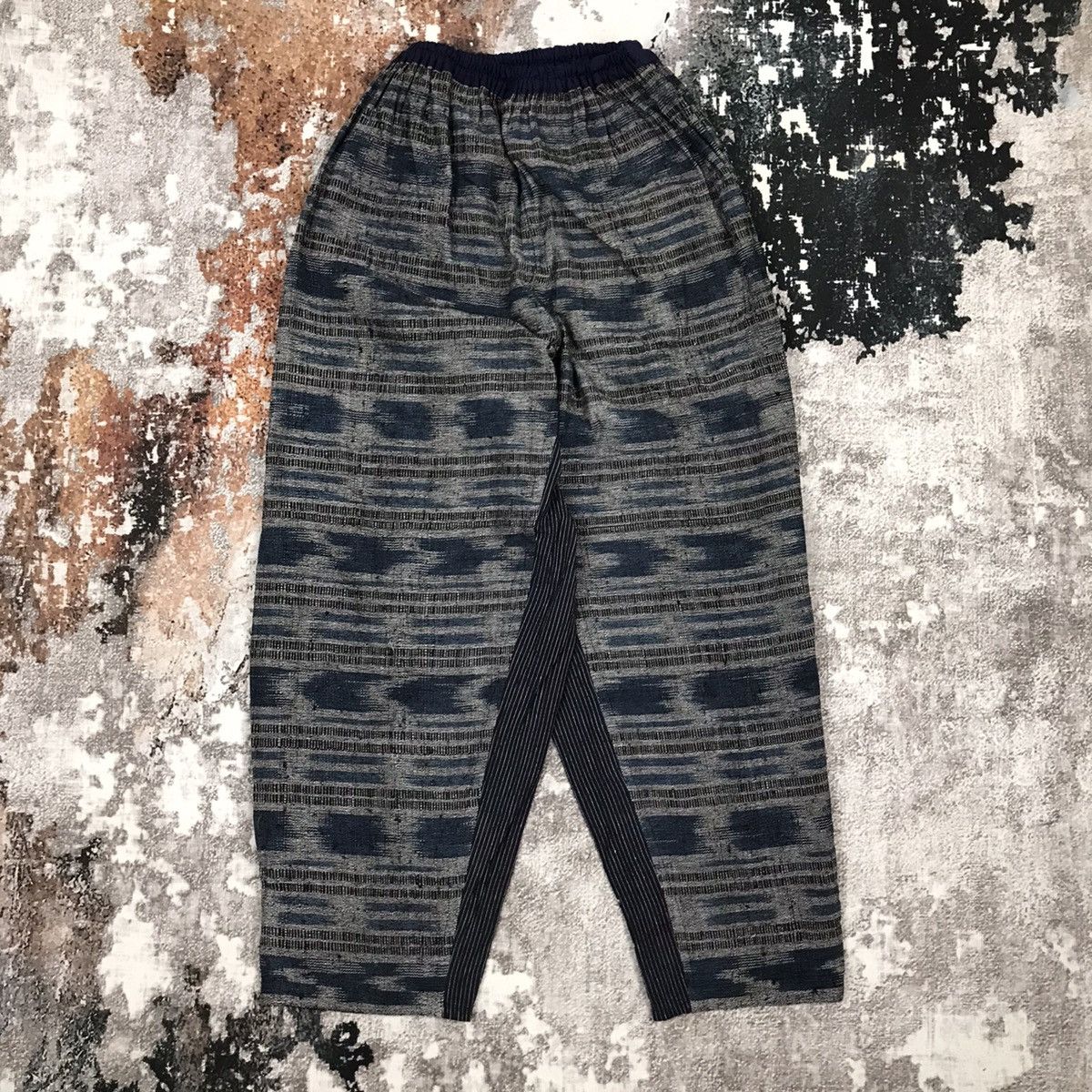 Japanese Brand × Vintage Vintage Japanese Sashiko Pocket Indigo Soft Low Crotch Pants Size US 28 / EU 44 - 5 Thumbnail