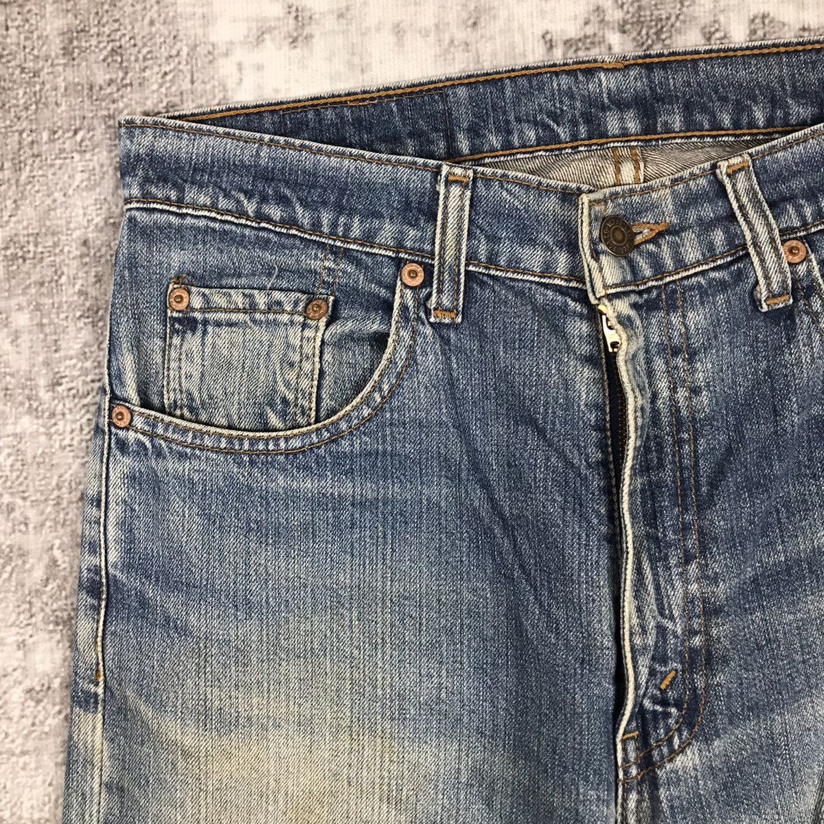 Levi's Vintage 90s Levis 512 Blue Light Wash Denim Jeans Size US 32 / EU 48 - 10 Thumbnail