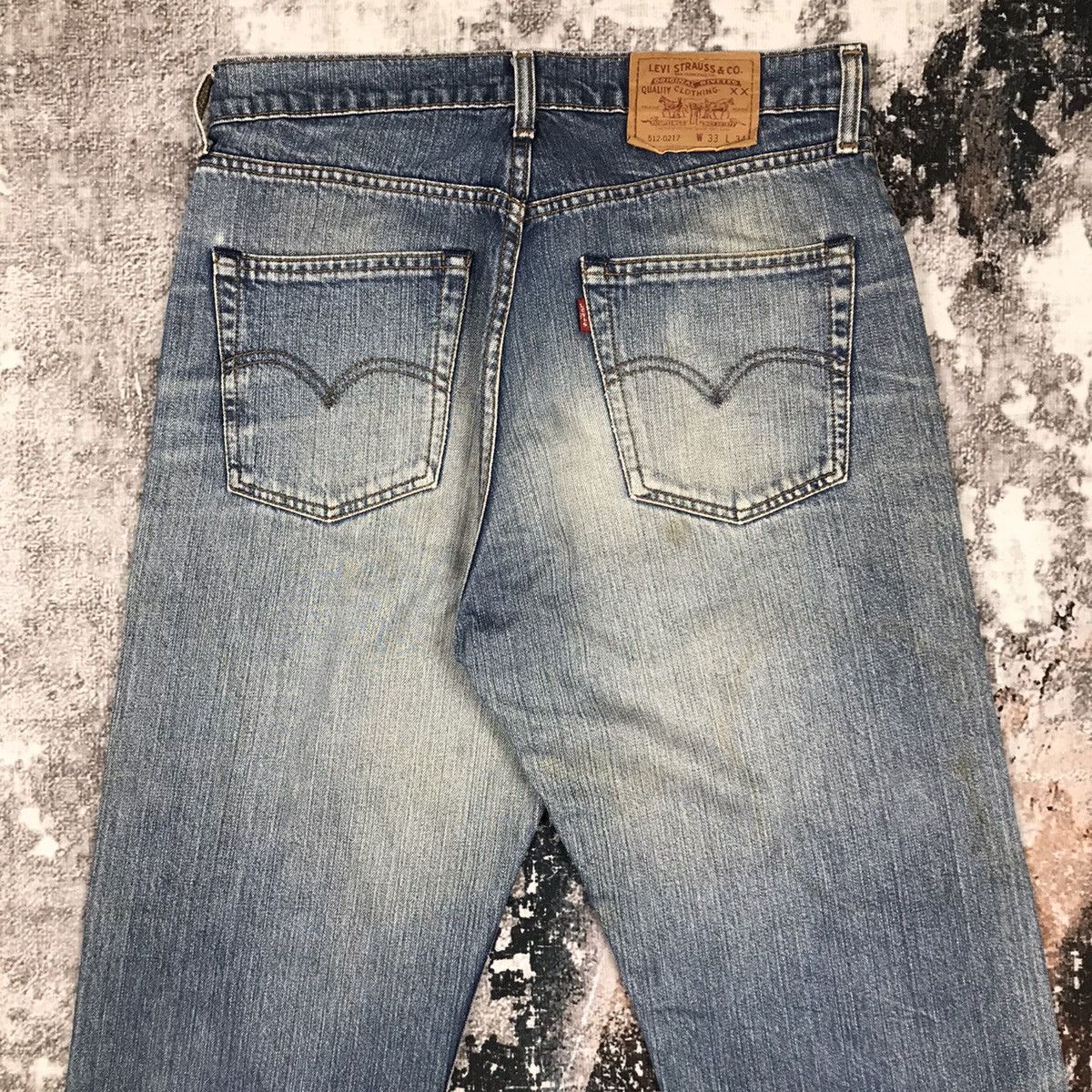 Levi's Vintage 90s Levis 512 Blue Light Wash Denim Jeans Size US 32 / EU 48 - 2 Thumbnail