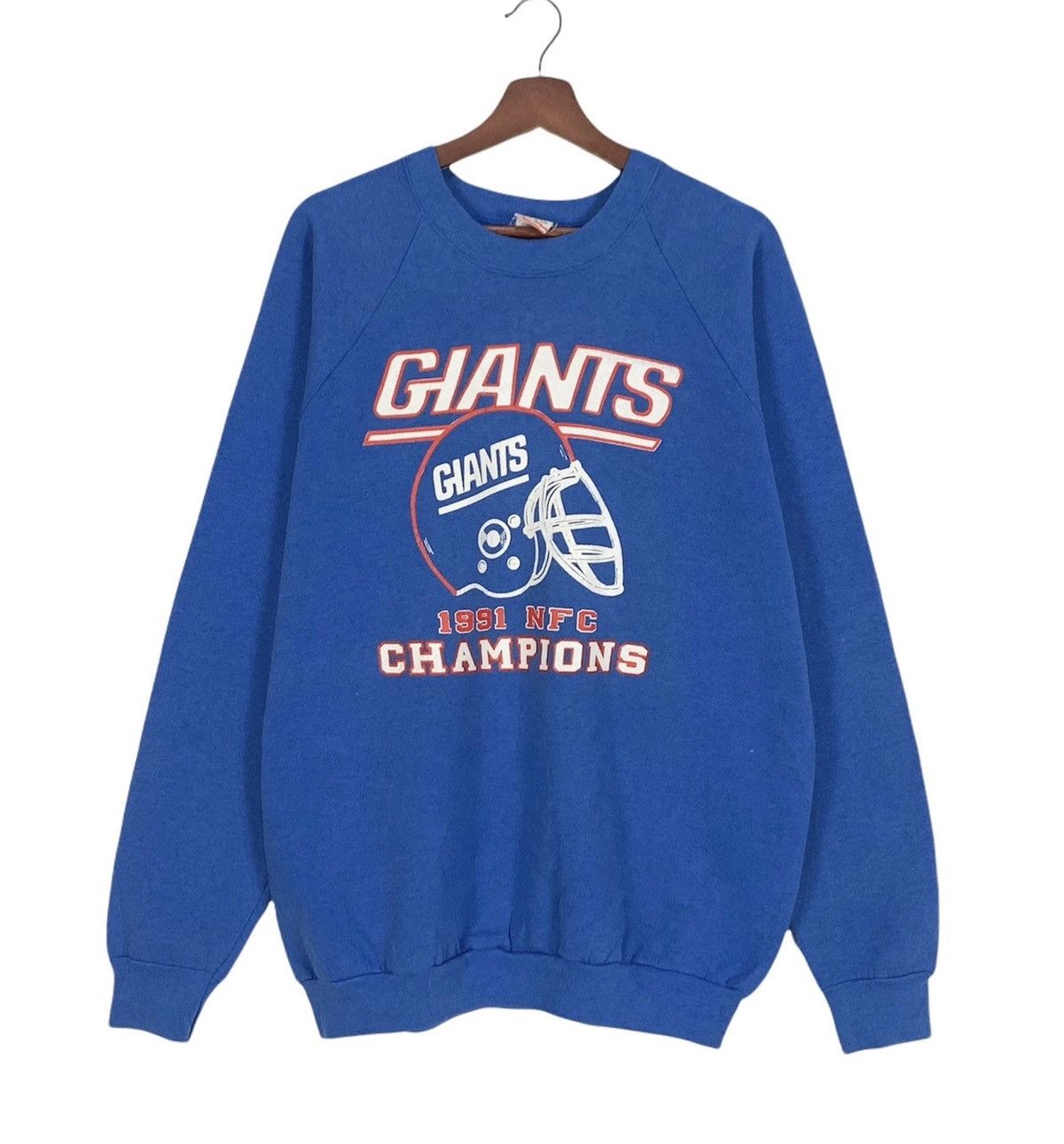 Vintage NFL New York Giants 1991 Sweatshirt Large Made USA