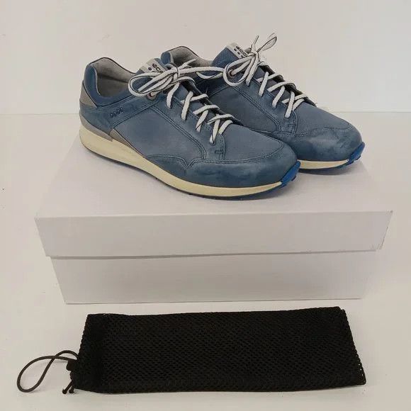 Ecco Women's Low-Top Blue Sneakers - EU39/US9