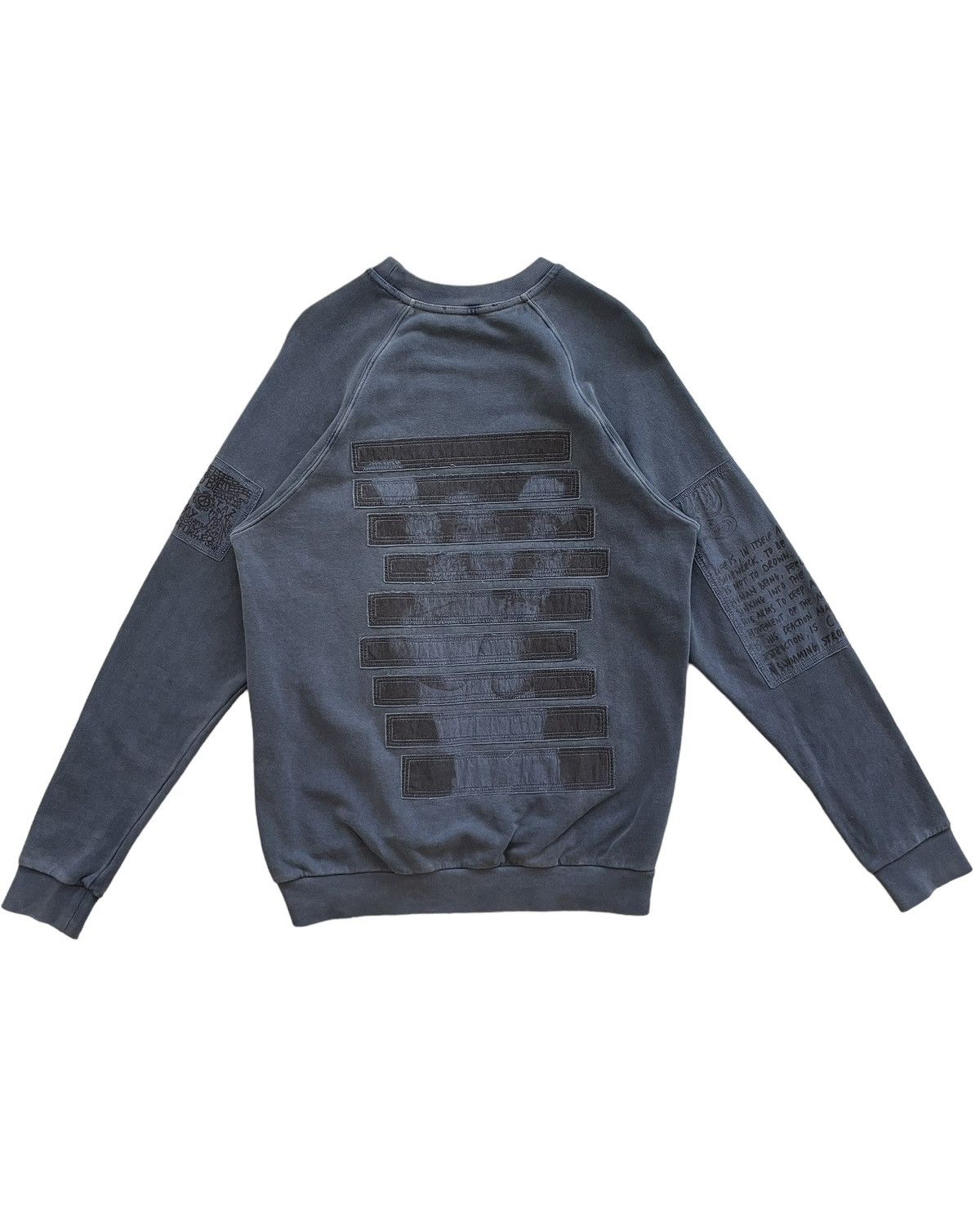 Raf Simons Raf Simons Waves Crewneck Patches Size US S / EU 44-46 / 1 - 3 Thumbnail