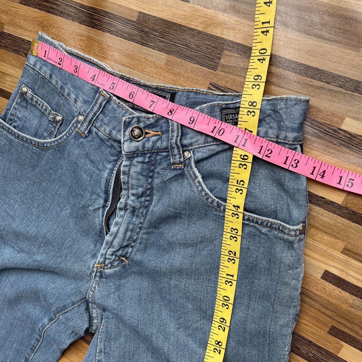 Versace Vintage Versace Denim Jeans Made In Italy Size US 28 / EU 44 - 3 Thumbnail