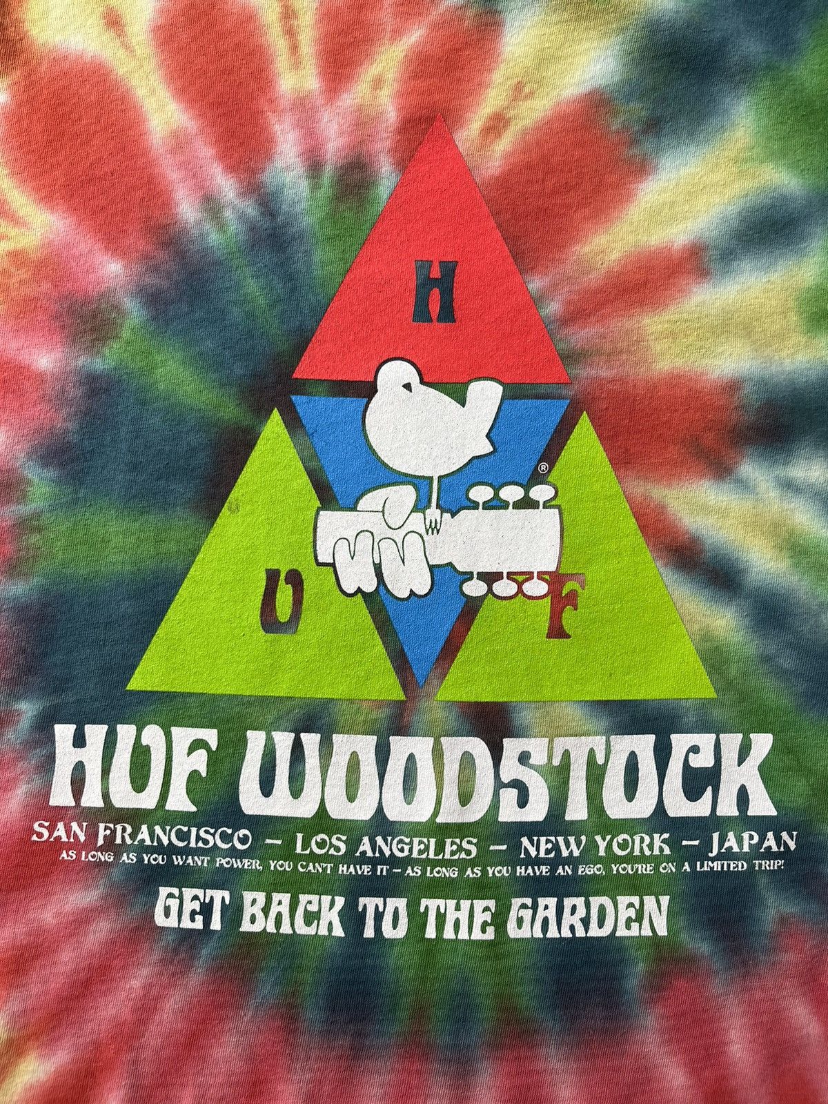 Huf © 2019 HUF X WOODSTOCK TIE DYE T-SHIRT Size US S / EU 44-46 / 1 - 4 Thumbnail