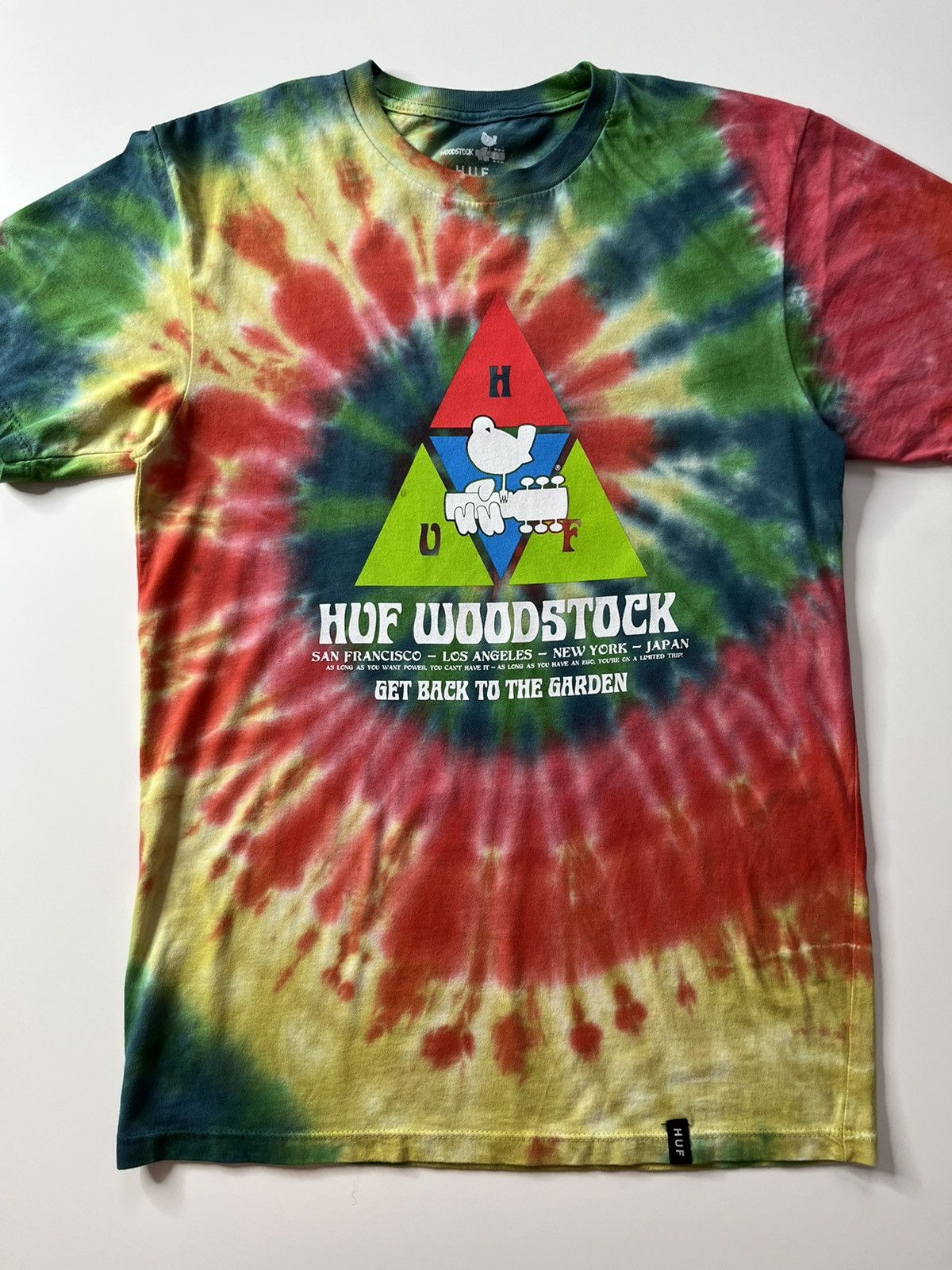 Huf © 2019 HUF X WOODSTOCK TIE DYE T-SHIRT Size US S / EU 44-46 / 1 - 1 Thumbnail