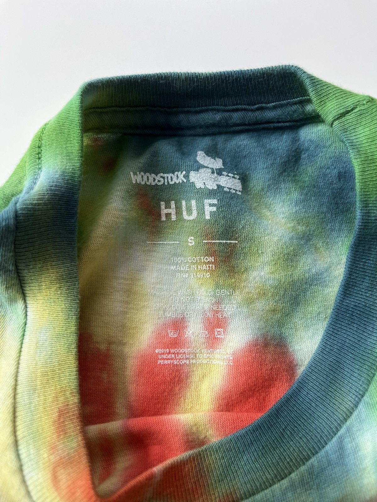 Huf © 2019 HUF X WOODSTOCK TIE DYE T-SHIRT Size US S / EU 44-46 / 1 - 3 Thumbnail