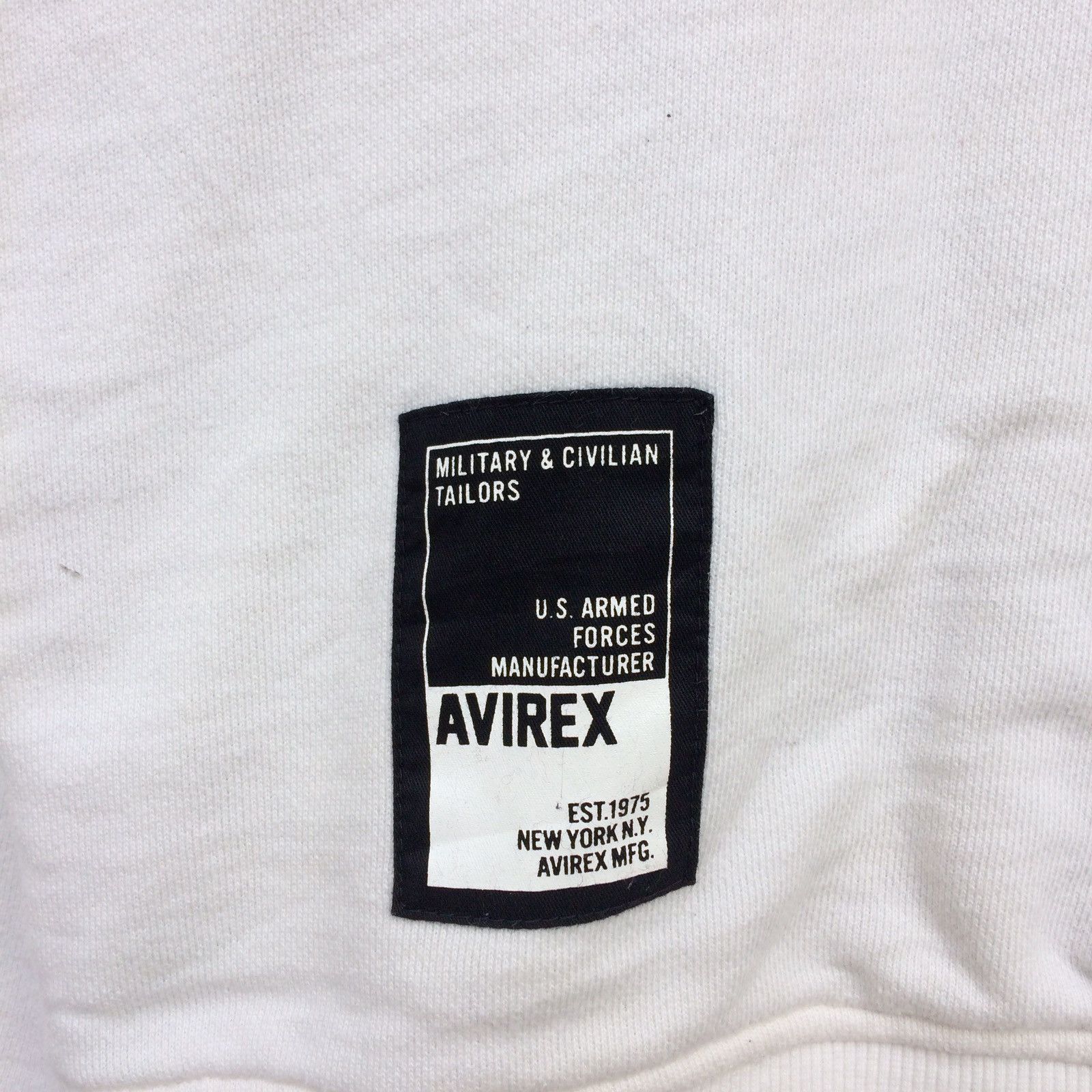 Avirex Avirex Big Logo Front And Back Pullover Sweatshirts Size US M / EU 48-50 / 2 - 4 Thumbnail