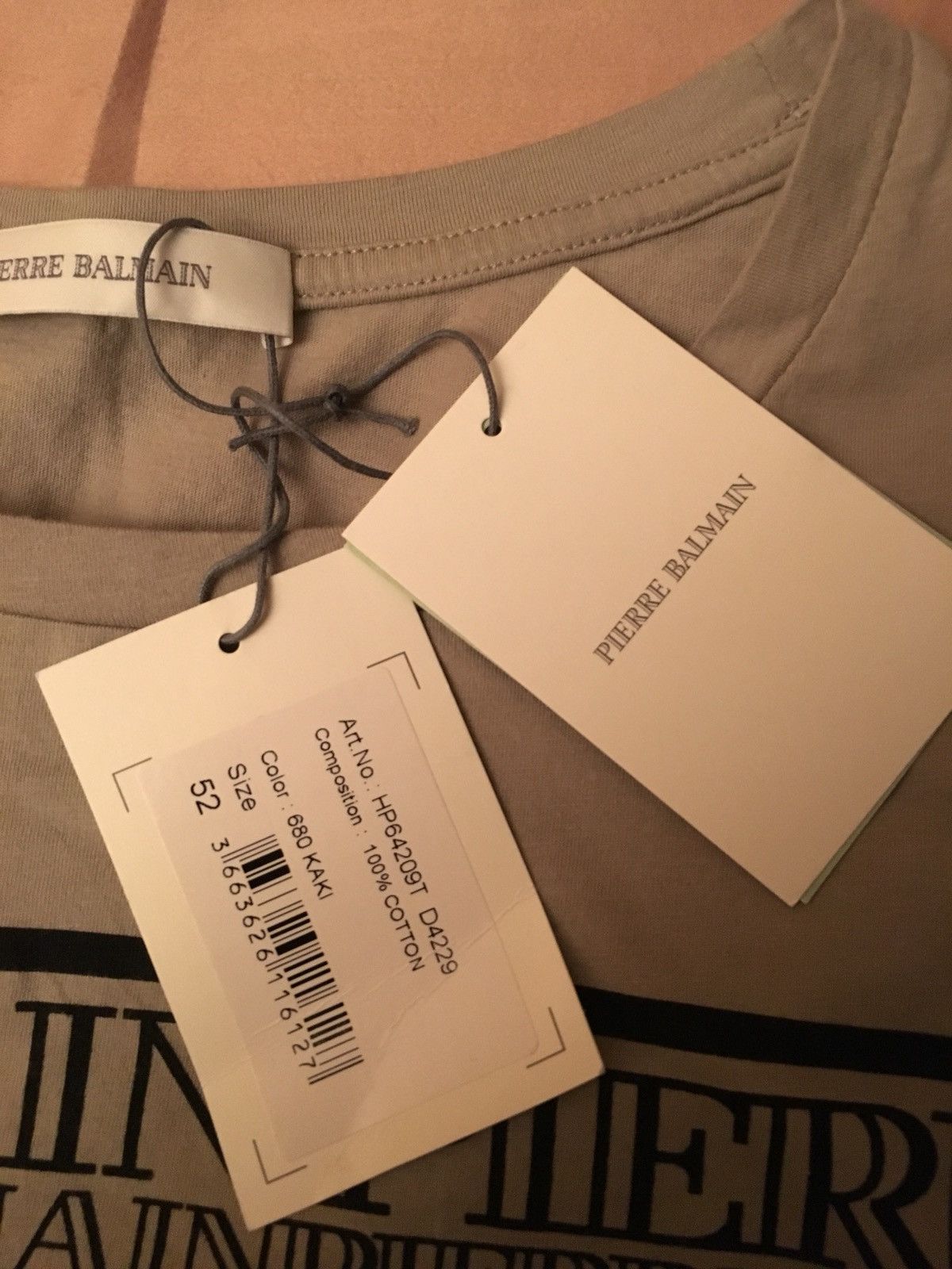 Pierre Balmain Balmain T Shirt Size US L / EU 52-54 / 3 - 5 Thumbnail