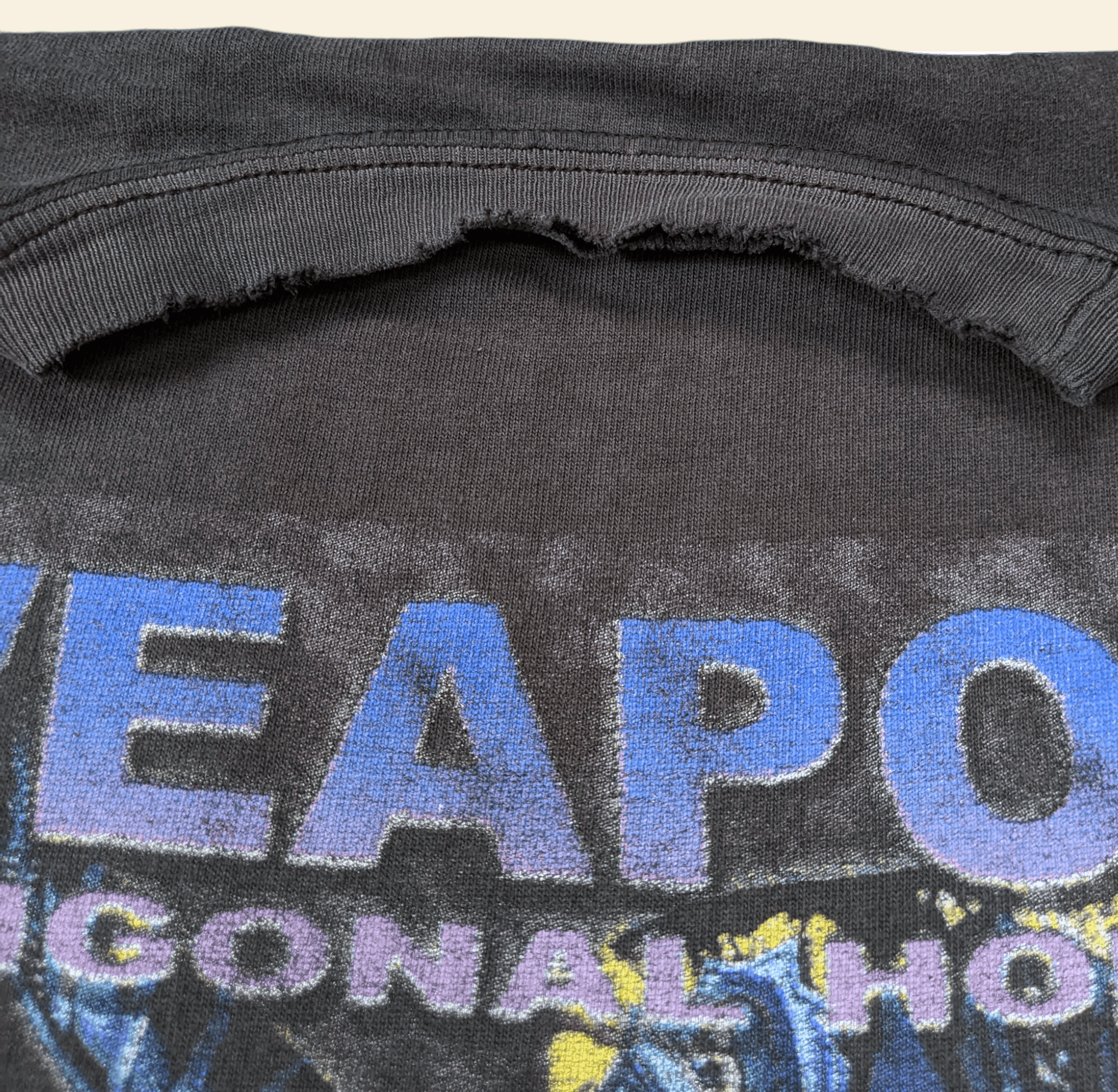 Rap Tees × Vintage × WWF Vtg 90s Tenzan Japanese Pro Wrestling Distressed T shirt Size US M / EU 48-50 / 2 - 6 Thumbnail