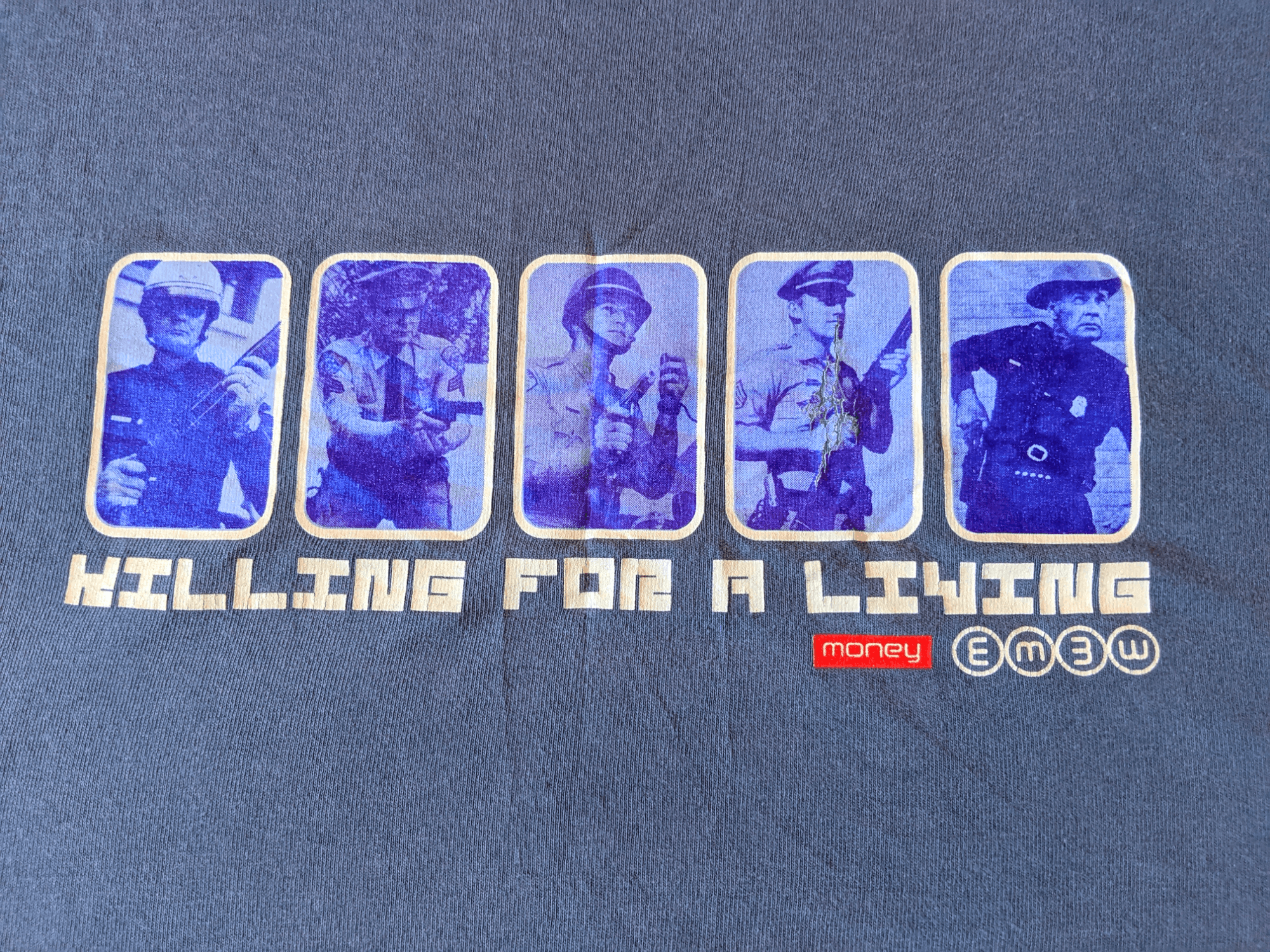 Japanese Brand × Seditionaries × Vintage Vintage 90s Money Police Brutality Streetwear T shirt Size US L / EU 52-54 / 3 - 3 Thumbnail