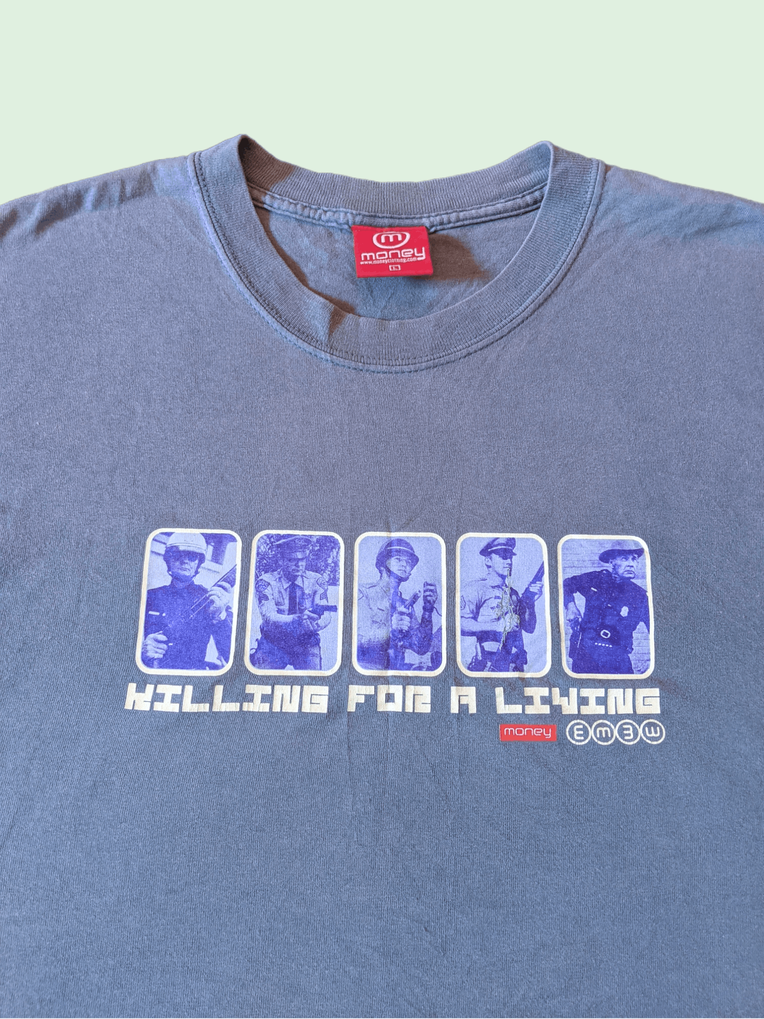 Japanese Brand × Seditionaries × Vintage Vintage 90s Money Police Brutality Streetwear T shirt Size US L / EU 52-54 / 3 - 1 Thumbnail