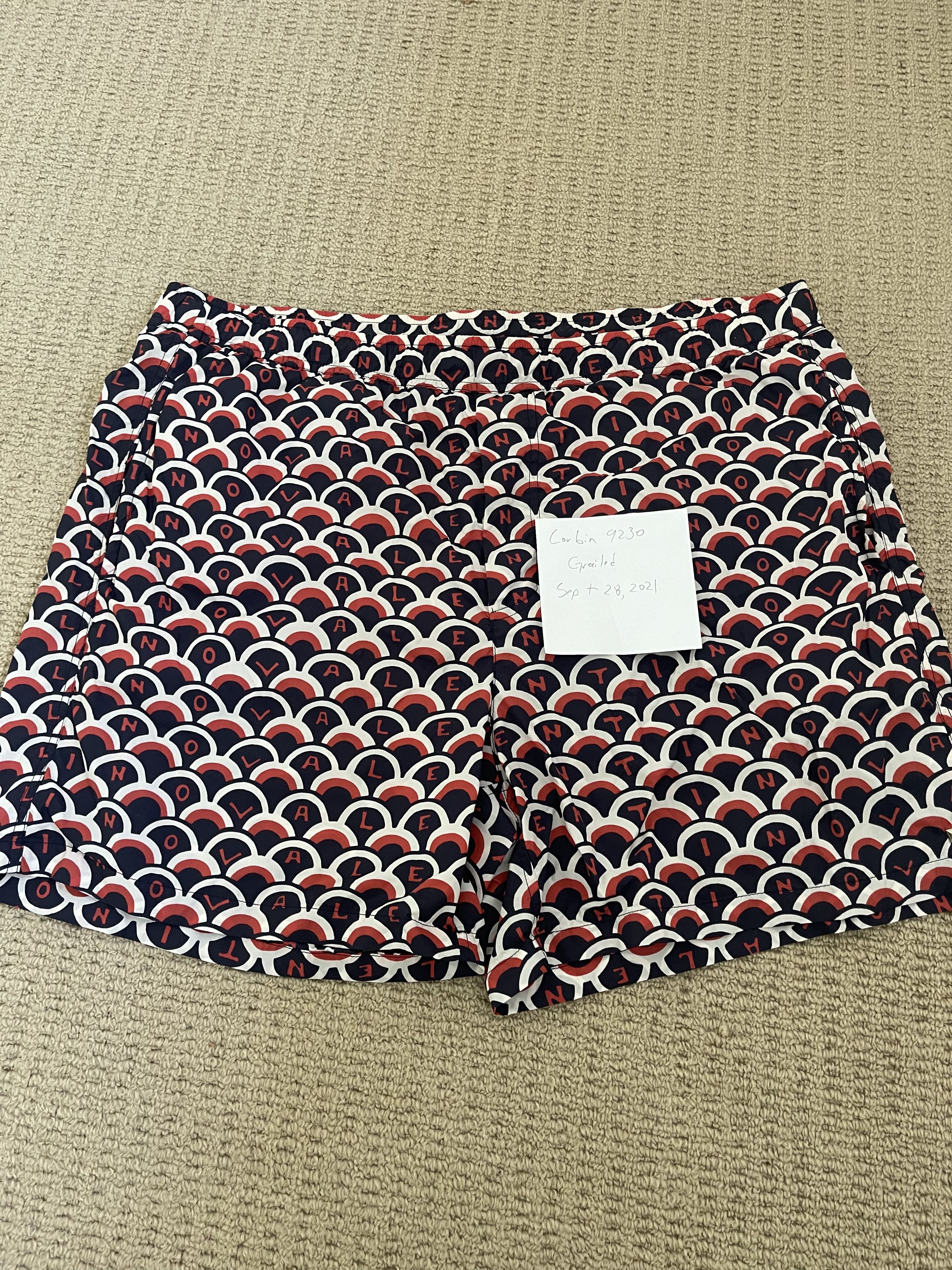 Scale print swim shorts
