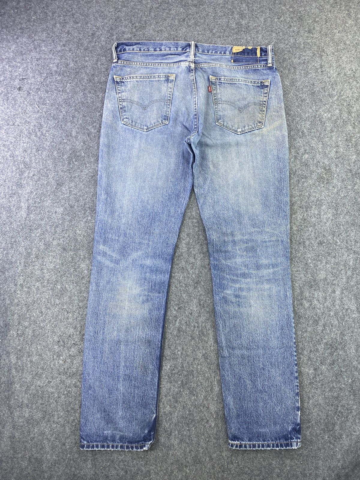 Levi's VINTAGE LEVI'S 511 DISTRESS BLUE WASH JEANS - J604 Size US 36 / EU 52 - 2 Thumbnail