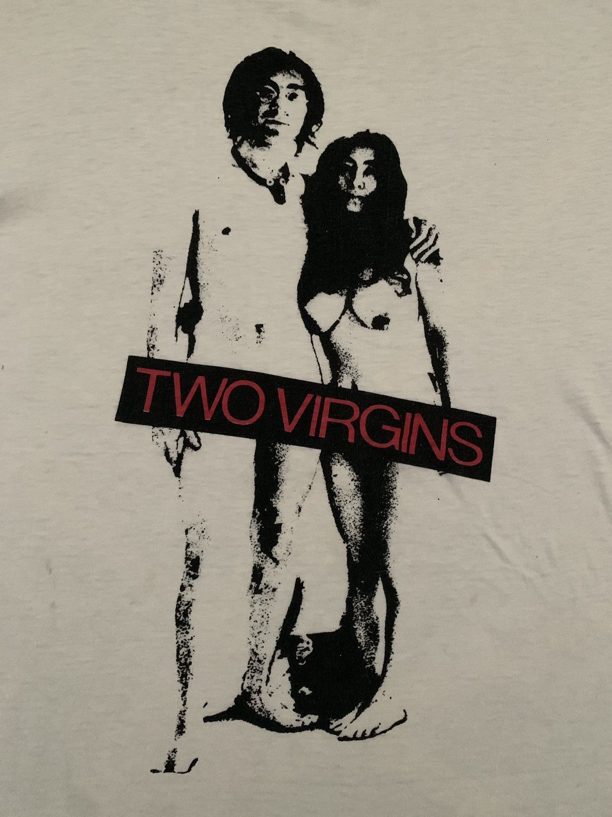Band Tees vtg John Lennon Yoko Ono Two Virgins Beatles Nivana shirt Size US L / EU 52-54 / 3 - 2 Thumbnail