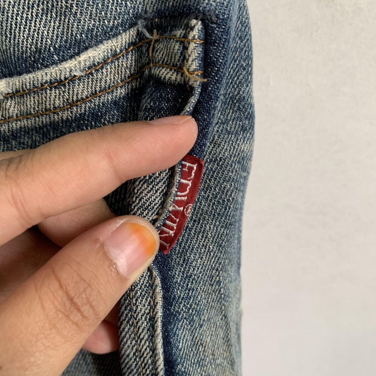 Kapital Edwin 5052RV Selvedge Distressed Denim Jeans Mix10 Size US 33 - 11 Thumbnail