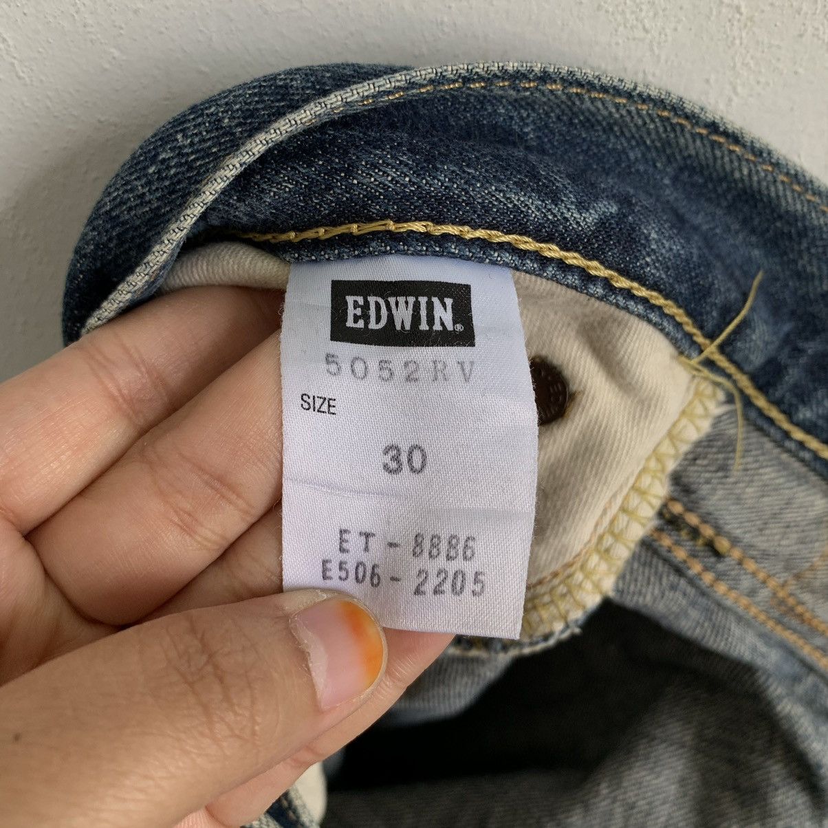 Kapital Edwin 5052RV Selvedge Distressed Denim Jeans Mix10 Size US 33 - 14 Thumbnail