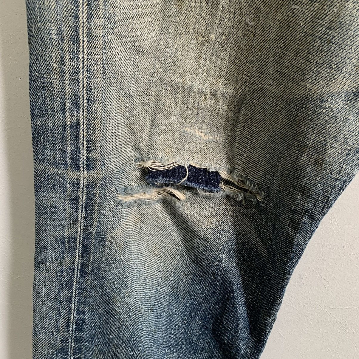 Kapital Edwin 5052RV Selvedge Distressed Denim Jeans Mix10 Size US 33 - 3 Thumbnail