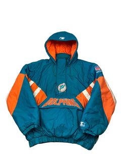 Vintage Hooded Starter Pro Line Miami Dolphins Jacket 6 Years