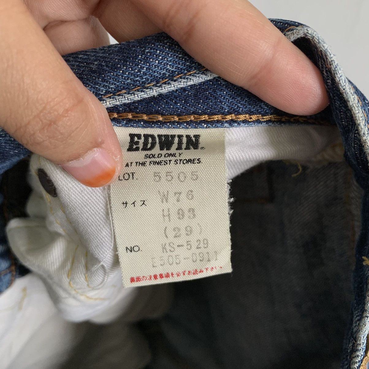Edwin Edwin 505X Selvedge TRASHED Denim Jeans Mix10 Size US 29 - 13 Thumbnail