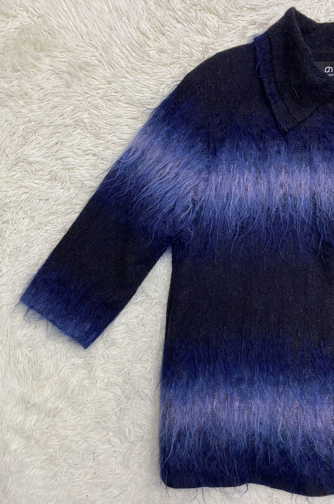 Japanese Brand 💥RARE💥Japanese Brand Auch Wool Mohair Jacket Size M / US 6-8 / IT 42-44 - 3 Thumbnail
