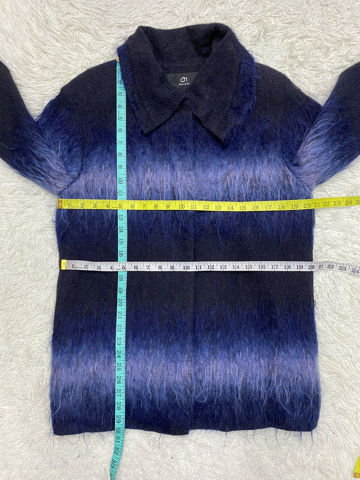 Japanese Brand 💥RARE💥Japanese Brand Auch Wool Mohair Jacket Size M / US 6-8 / IT 42-44 - 13 Thumbnail