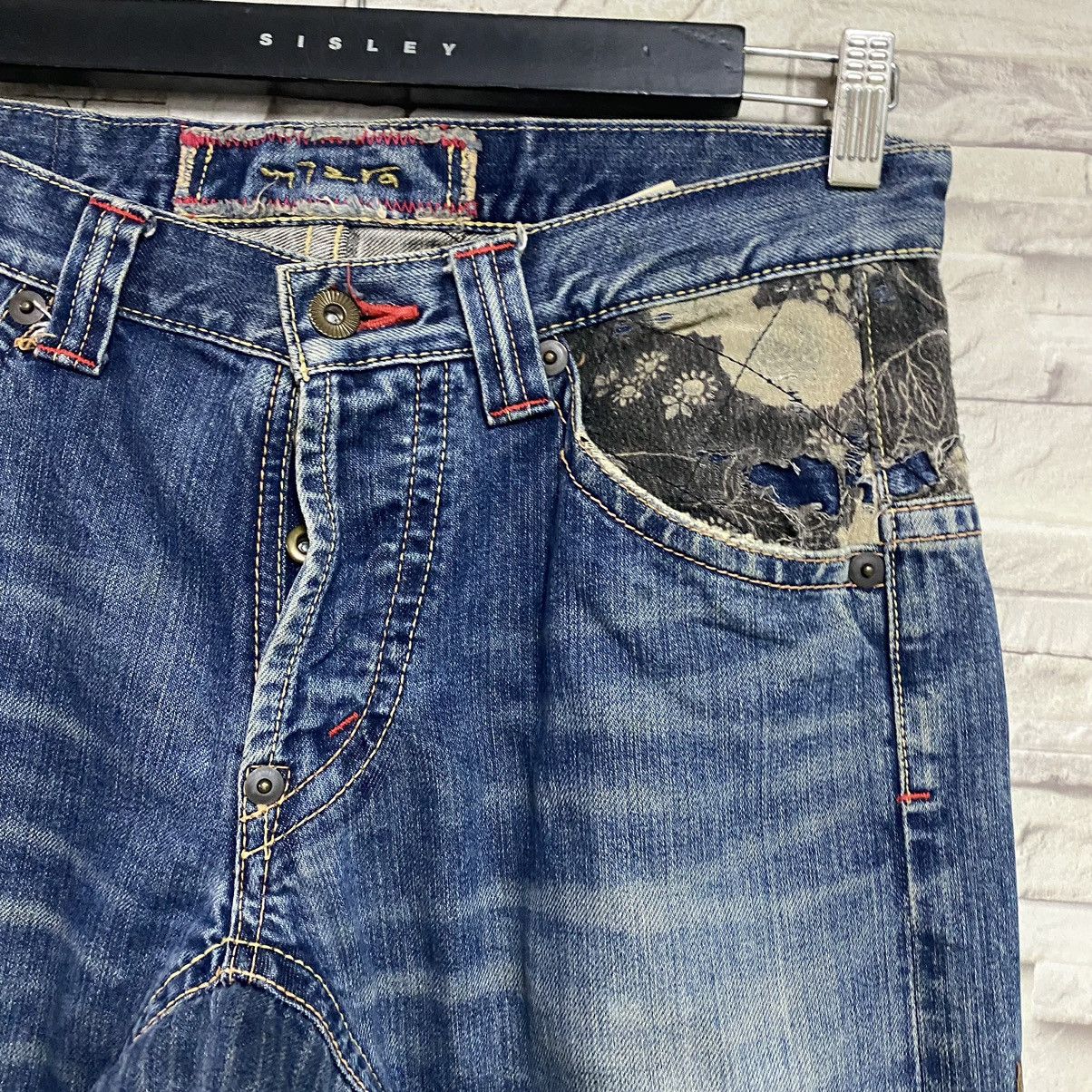 Mizra Jeans Kyoto Mizra Kyoto Denim Hybrid Jeans Size US 31 - 5 Thumbnail