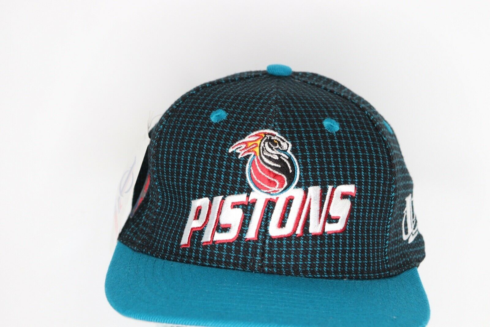 Logo Athletic × Vintage NOS Vintage 90s Logo Athletic Detroit Pistons Snapback Hat Size ONE SIZE - 4 Thumbnail