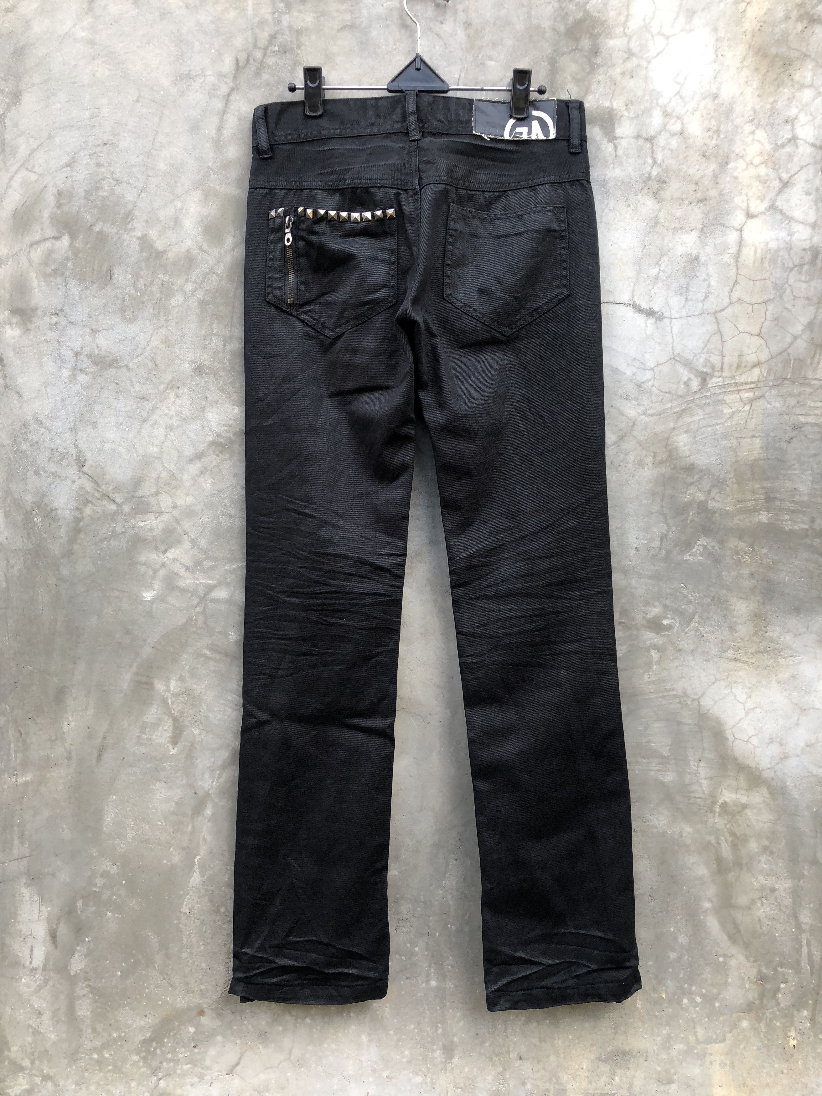 If Six Was Nine × Japanese Brand × Seditionaries Glad News Ripped gothic flare zip pants Size US 31 - 2 Thumbnail