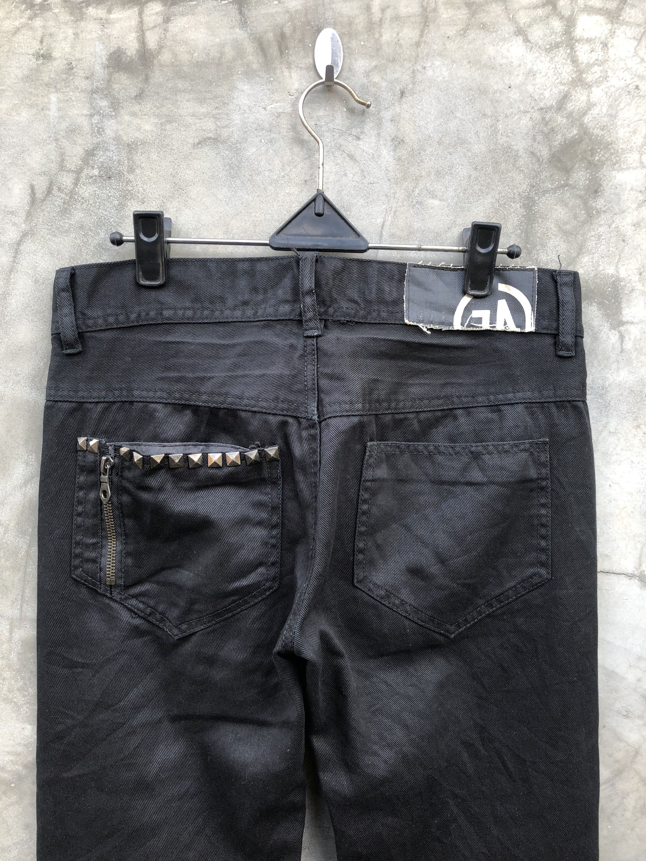 If Six Was Nine × Japanese Brand × Seditionaries Glad News Ripped gothic flare zip pants Size US 31 - 9 Thumbnail