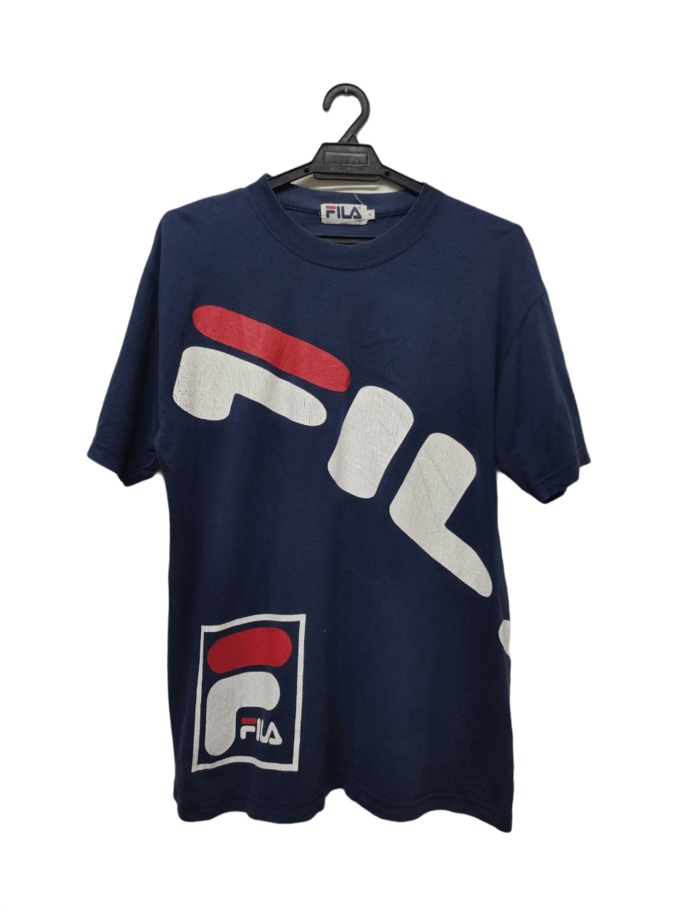 Vtg Fila Big Logo Tshirt