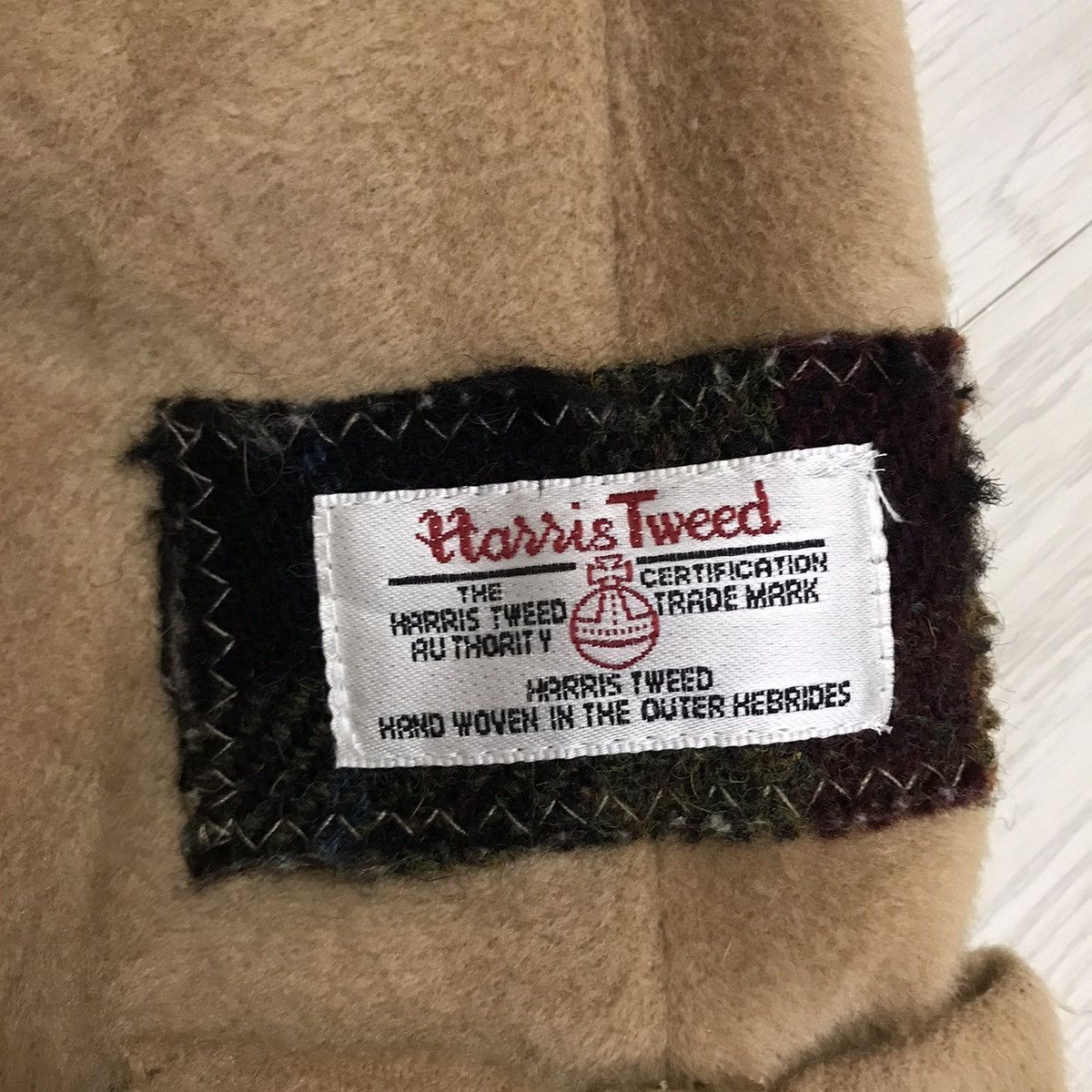 Harris Tweed × Japanese Brand × Vintage Vintage Harris Tweed Ponchos Double Breast Ponchos Size S / US 4 / IT 40 - 6 Thumbnail