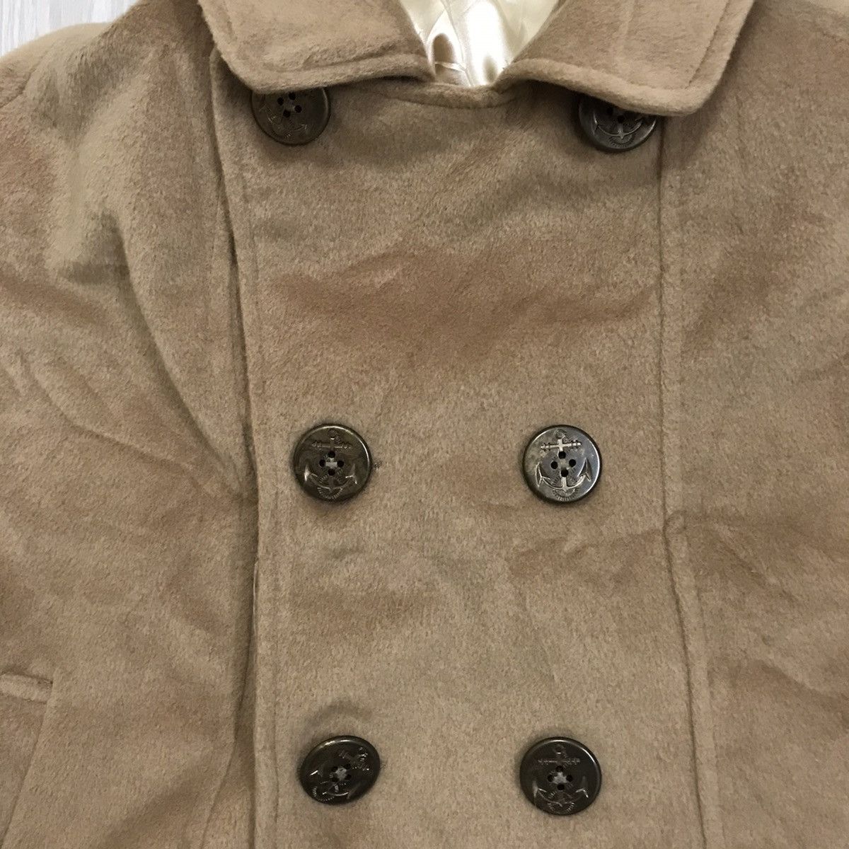 Harris Tweed × Japanese Brand × Vintage Vintage Harris Tweed Ponchos Double Breast Ponchos Size S / US 4 / IT 40 - 4 Thumbnail