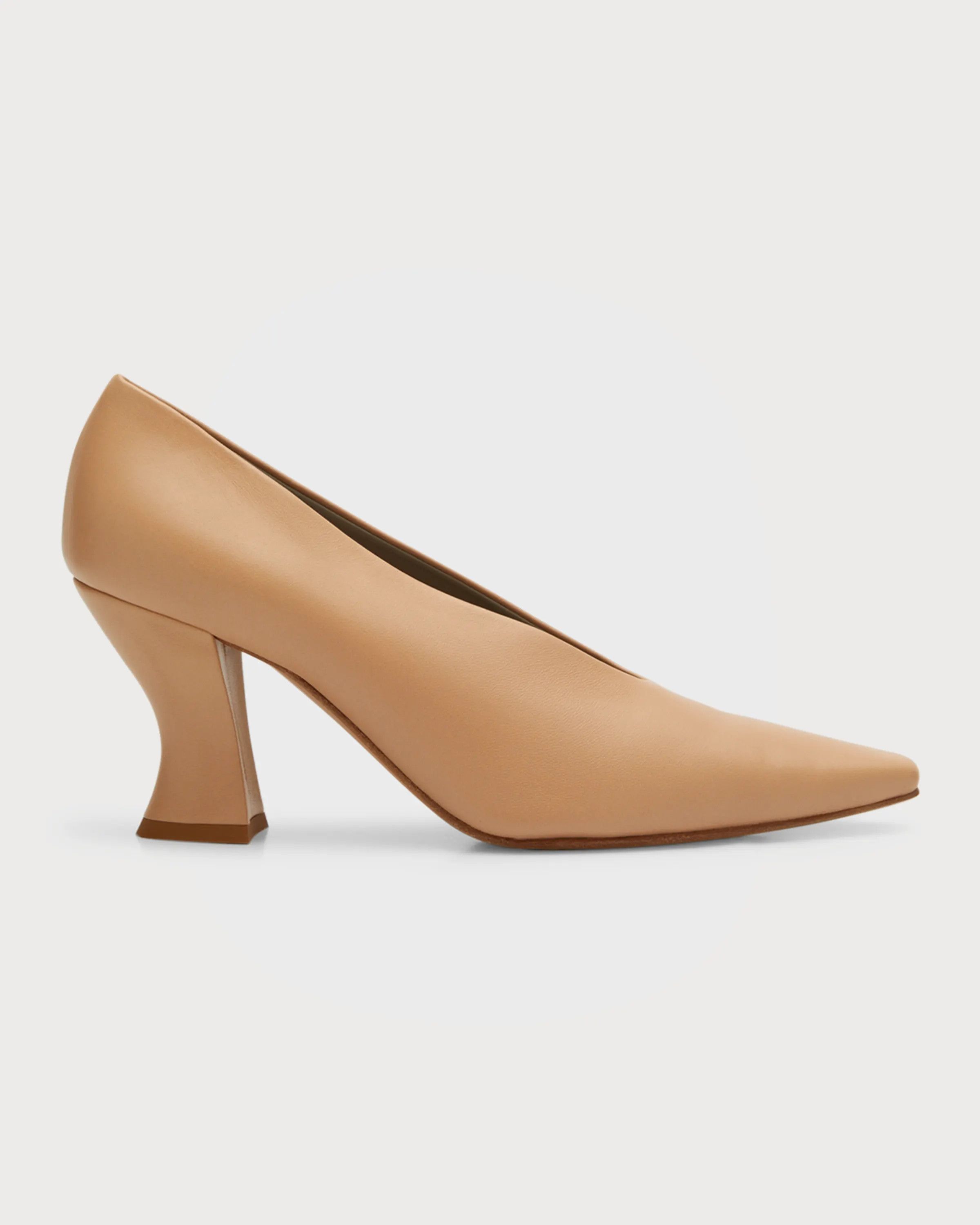 o1s1onrm Women's Almond High-Heel Pumps in Nude