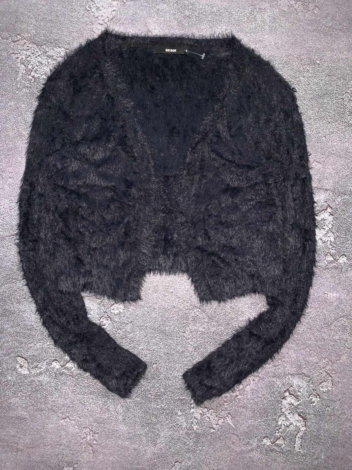 Japanese Brand Japanese mohair fuzzy teddy cardigan fluffy shag shaggy Size S / US 4 / IT 40 - 3 Thumbnail