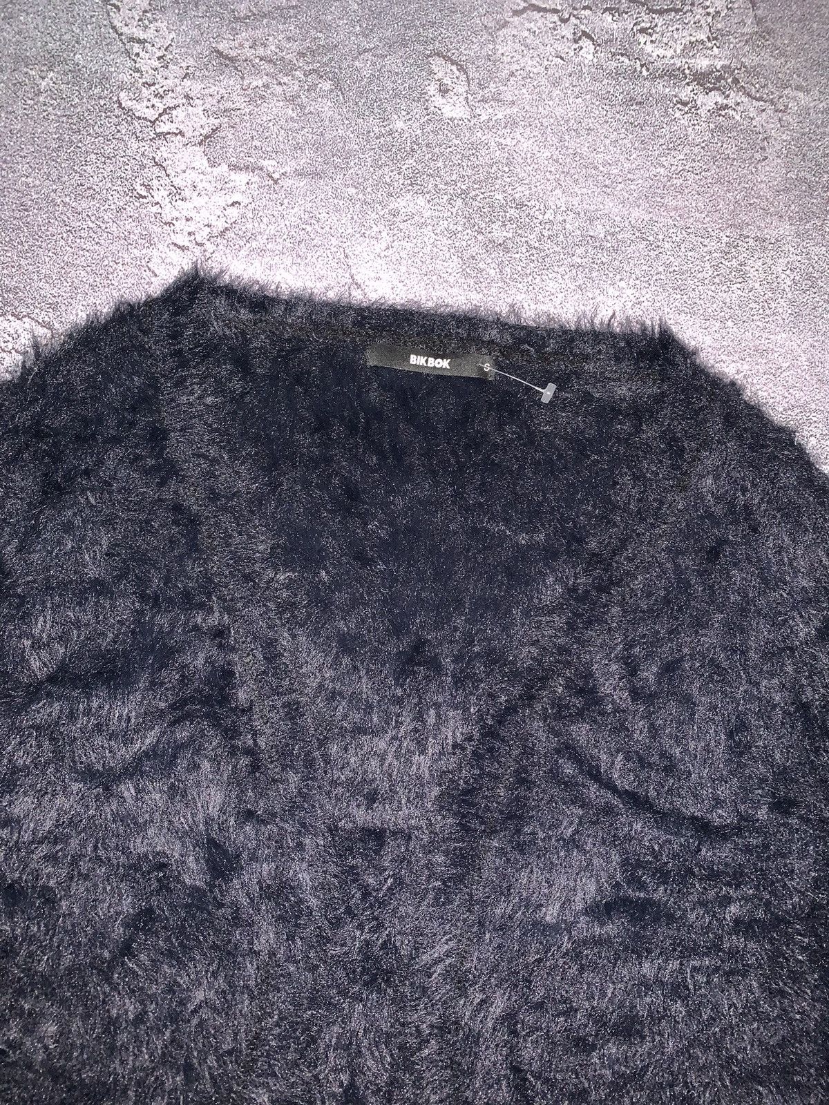 Japanese Brand Japanese mohair fuzzy teddy cardigan fluffy shag shaggy Size S / US 4 / IT 40 - 6 Thumbnail