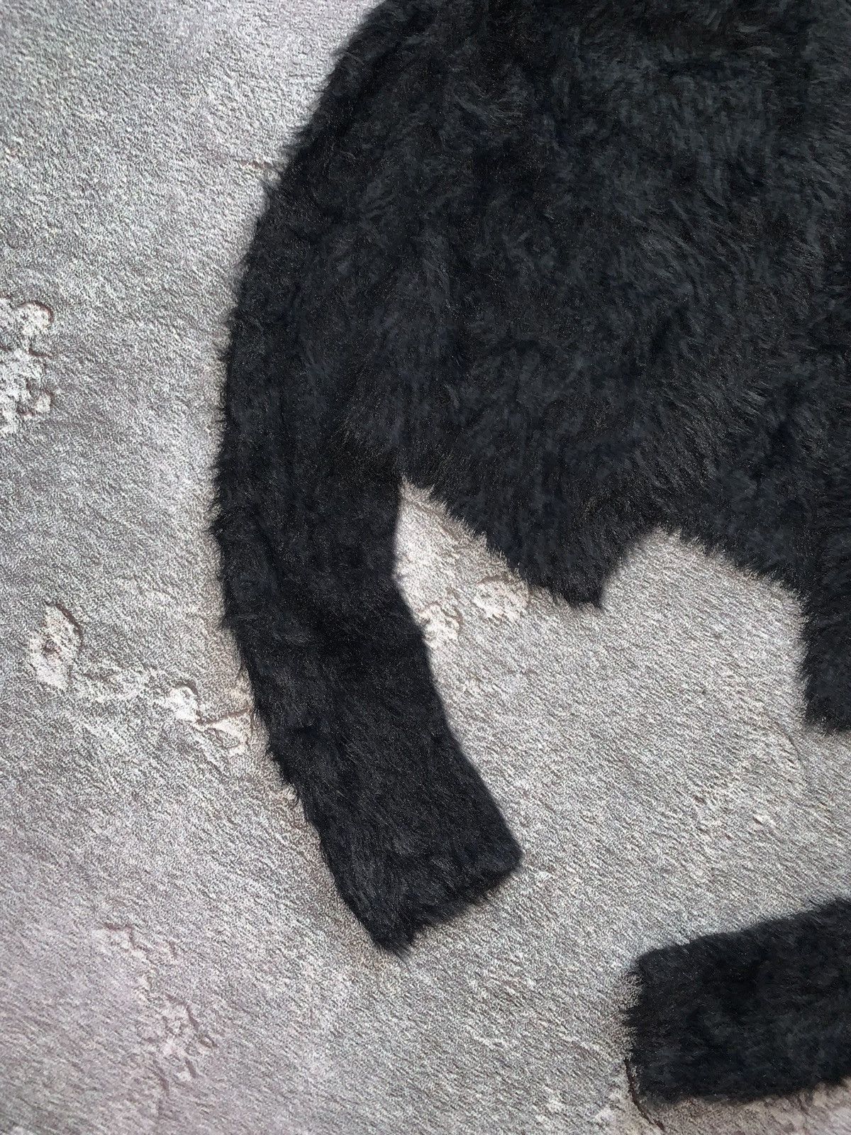 Japanese Brand Japanese mohair fuzzy teddy cardigan fluffy shag shaggy Size S / US 4 / IT 40 - 4 Thumbnail