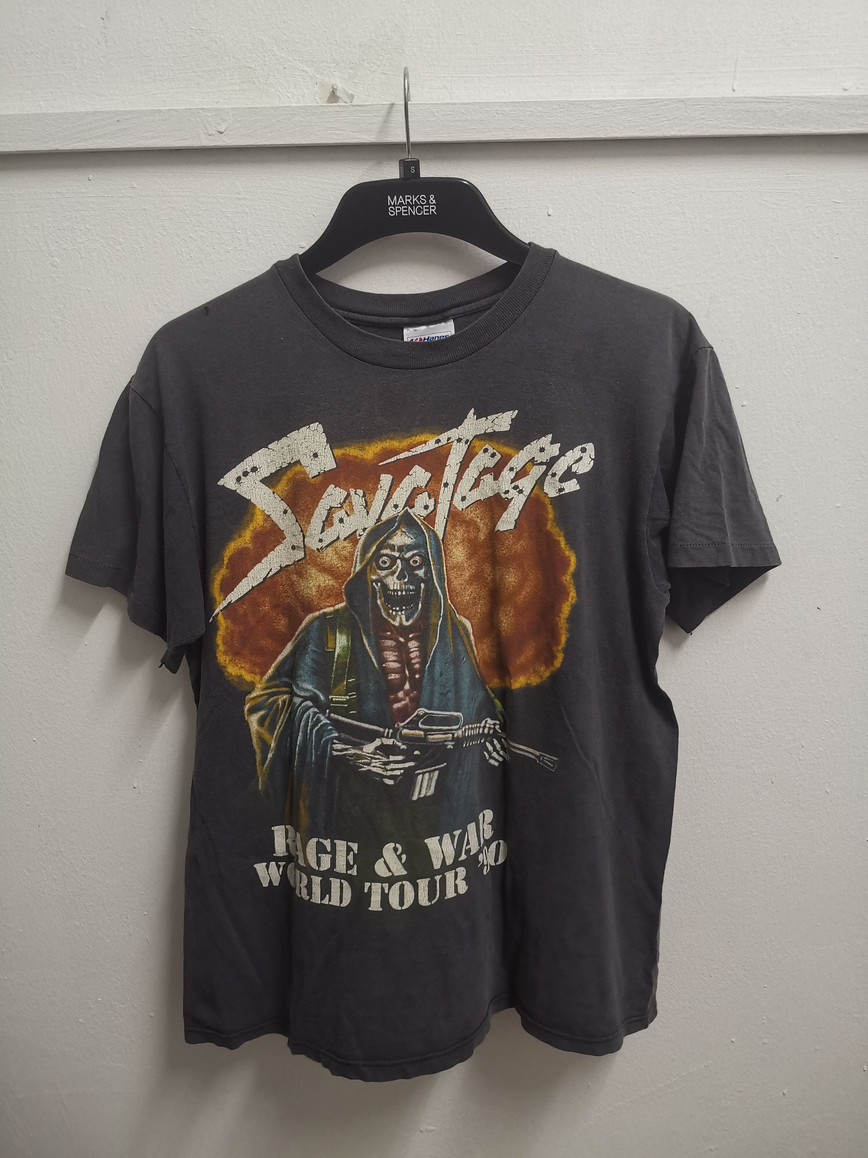 Vintage Vintage 90s SAVATAGE band | Grailed