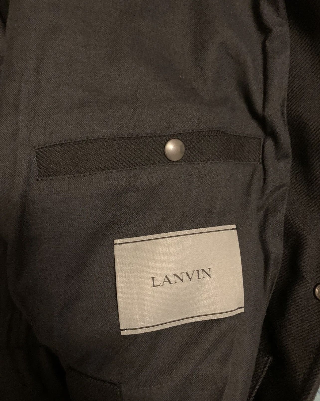 Lanvin Lanvin Jacket Men's Black 'paradise' Patch Jacke Size 50 Size US M / EU 48-50 / 2 - 8 Thumbnail