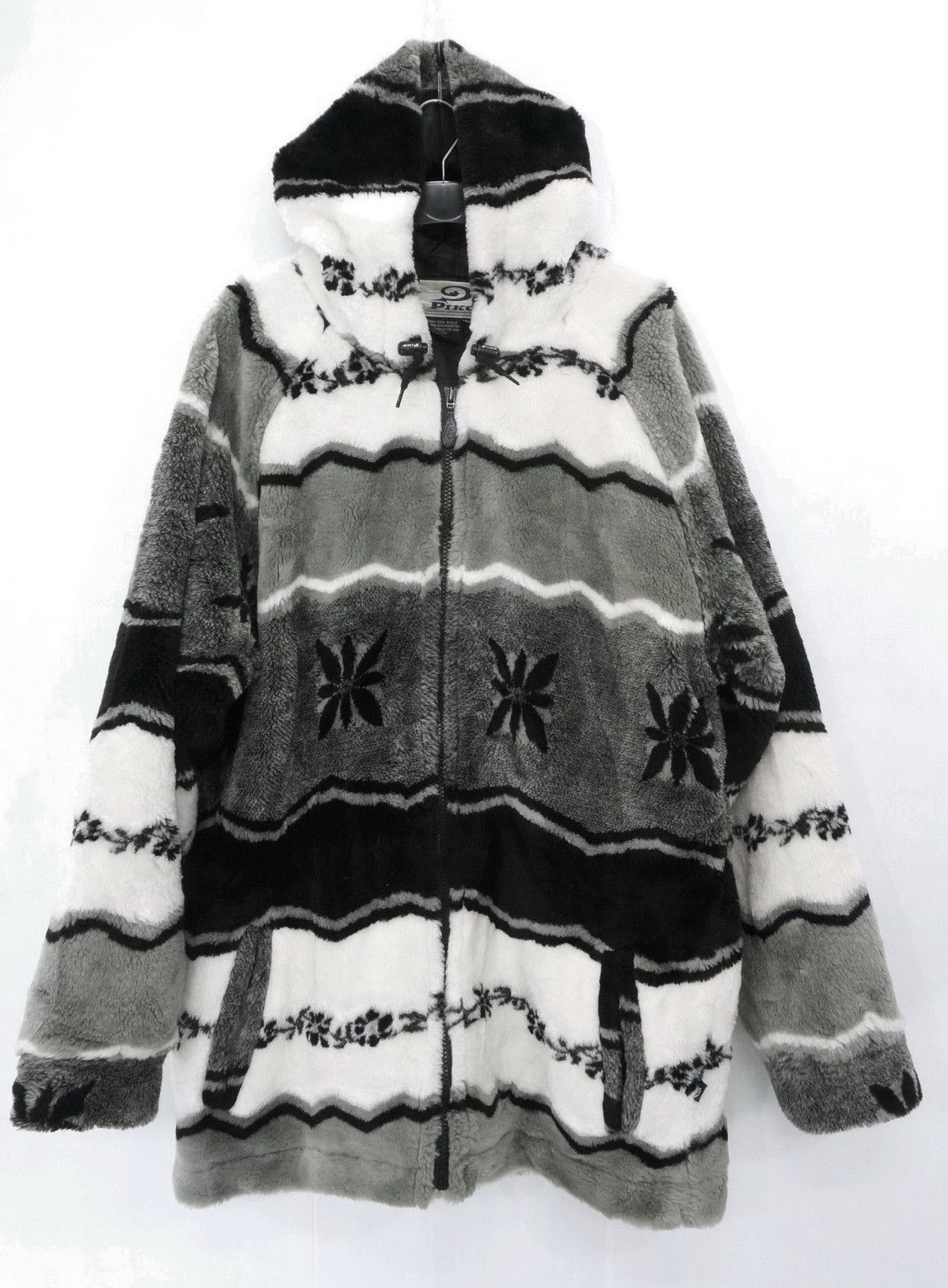 Other Fluffy PIKO Native Faux Fur Fleece Hoodie Jacket ShipDHL Size US M / EU 48-50 / 2 - 1 Thumbnail