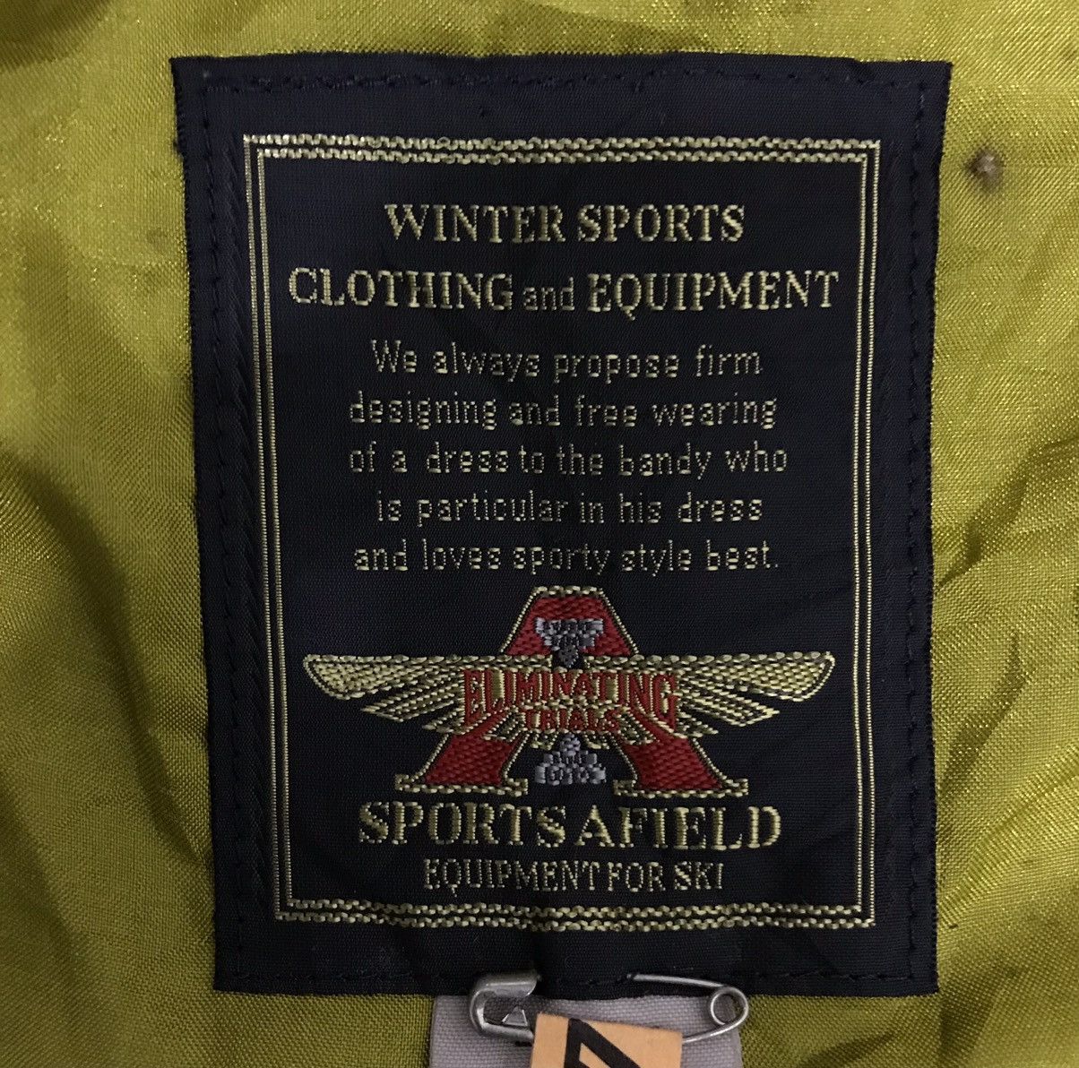 Sports Afield SPORTS AFIELD EQUIPMENT FOR SKI JUMPSUITS Size US 31 - 12 Thumbnail