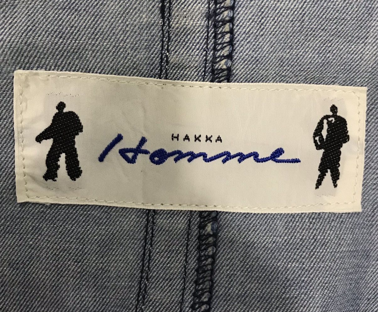 Indigo × Japanese Brand × Vintage Vintage 80s HAKKA HOMME INDIGO BLUE DYED JACKET Size US L / EU 52-54 / 3 - 12 Thumbnail