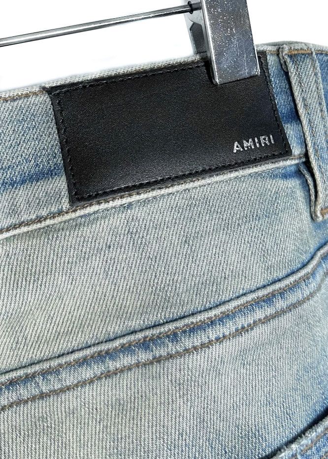 Amiri Amiri MX1 Washed Out Blue Camouflage Jeans Size US 36 / EU 52 - 6 Thumbnail