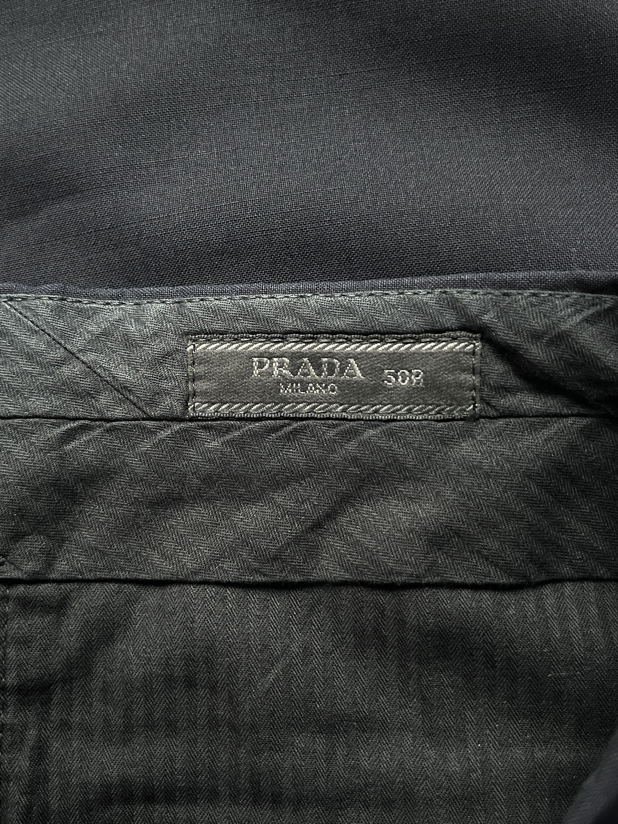 Prada ⚡️QUICK SALE⚡️2014 Prada Navy Pants Trousers Size US 34 / EU 50 - 3 Thumbnail