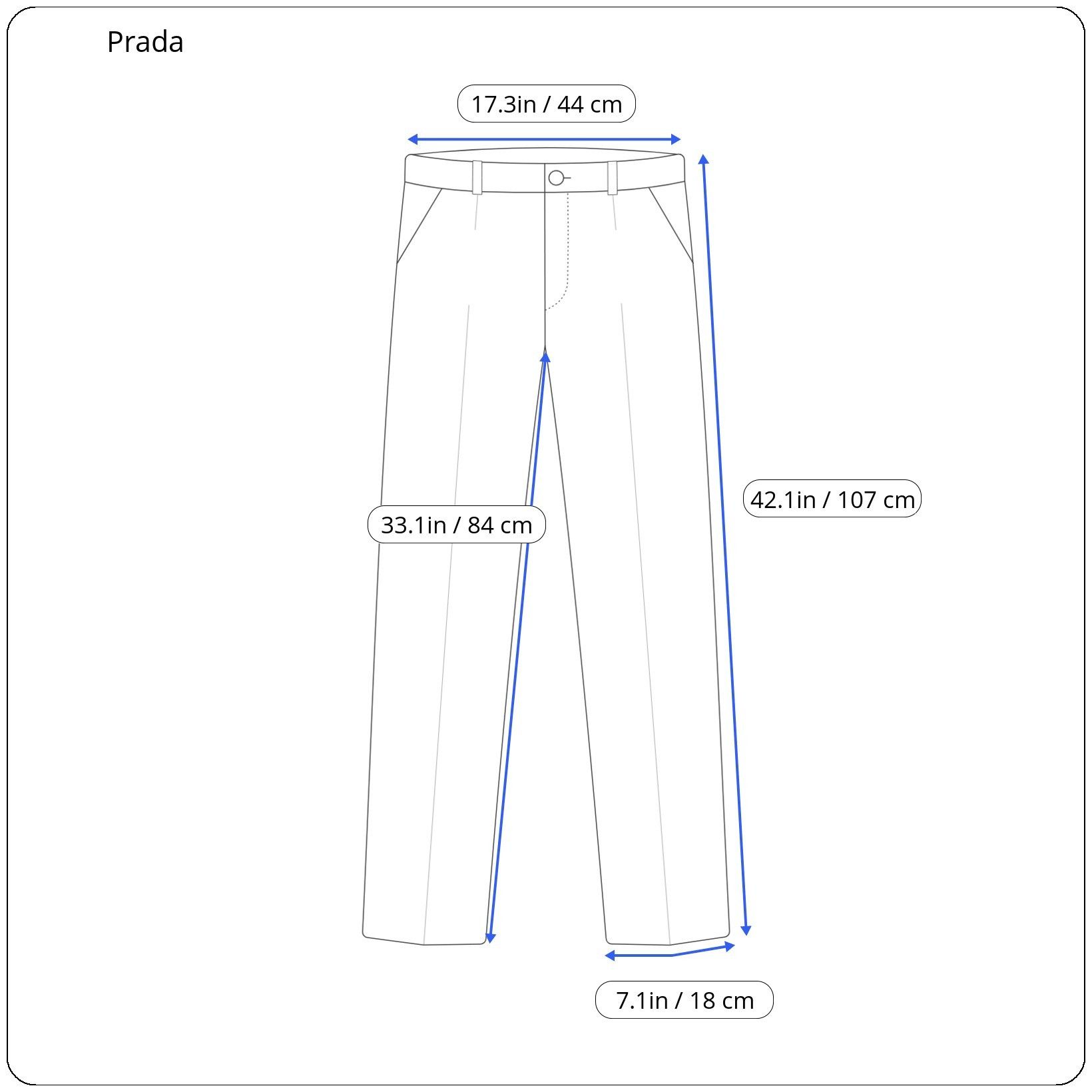Prada ⚡️QUICK SALE⚡️2014 Prada Navy Pants Trousers Size US 34 / EU 50 - 7 Thumbnail