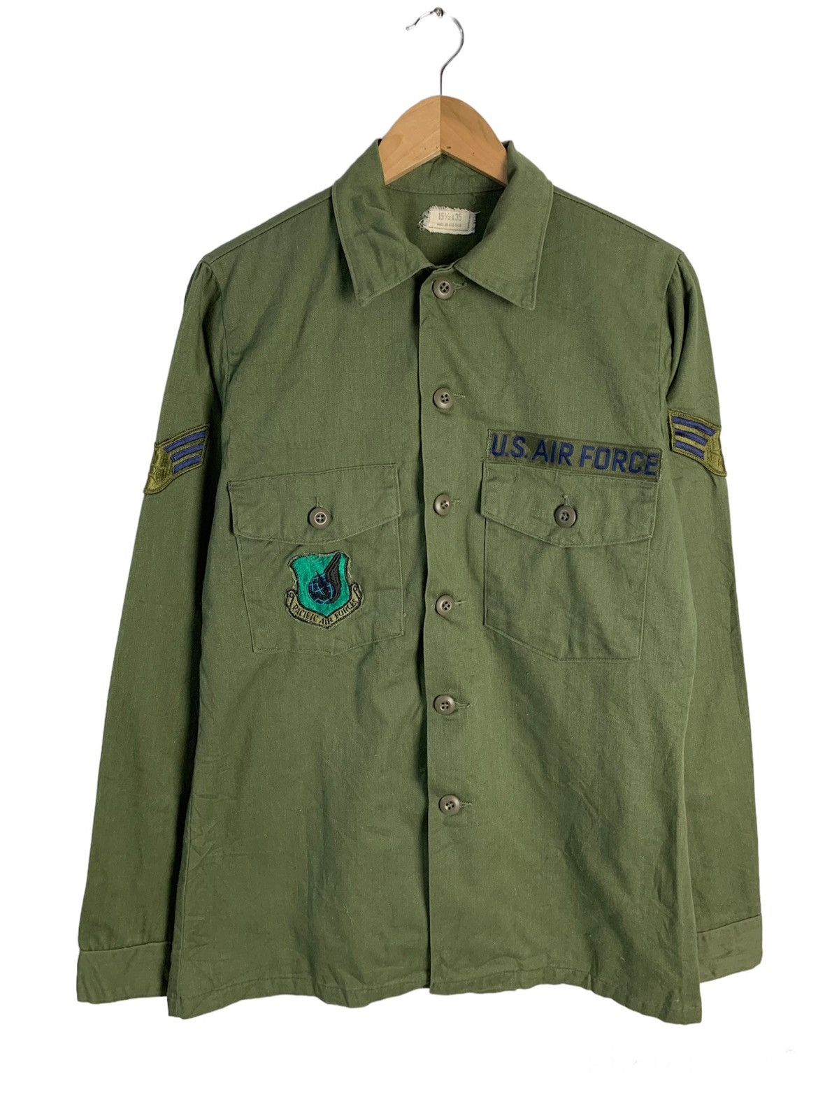 Vintage Pacific Air Force Shirt Size US L / EU 52-54 / 3 - 1 Thumbnail