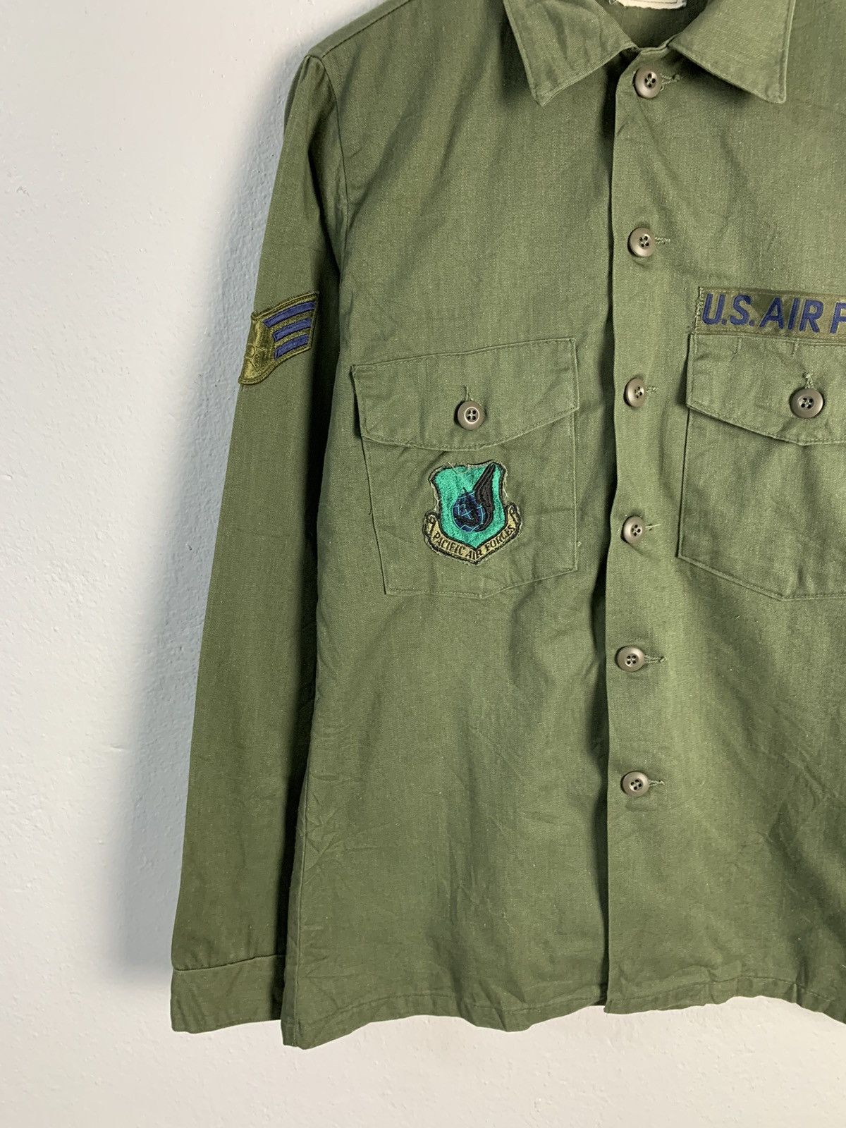 Vintage Pacific Air Force Shirt Size US L / EU 52-54 / 3 - 3 Thumbnail