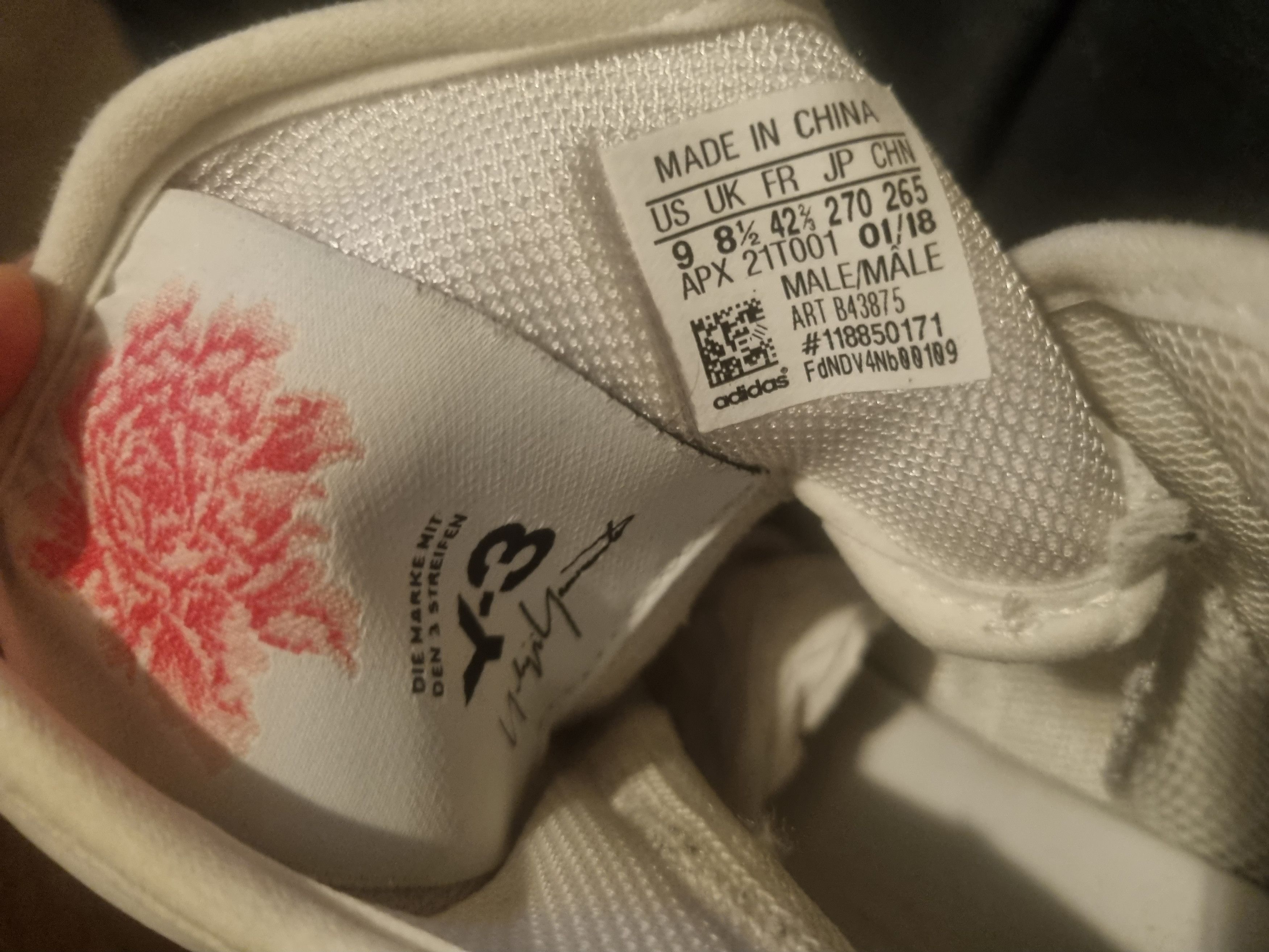 Adidas × Y-3 × Yohji Yamamoto ByW Basketball Sneaker High Harden Boost Bball Trainer Size US 9.5 / EU 42-43 - 15 Thumbnail