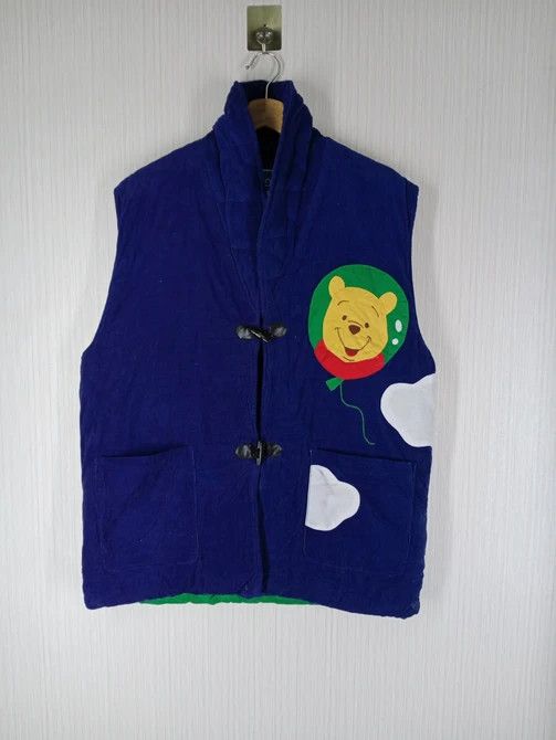 Cartoon Network Rare Vintage Winnie The Pooh Sleeveless Cardigan Size US M / EU 48-50 / 2 - 8 Thumbnail